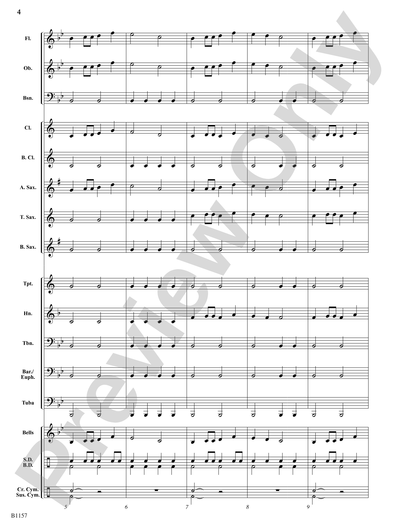 Conquest: Concert Band Conductor Score & Parts