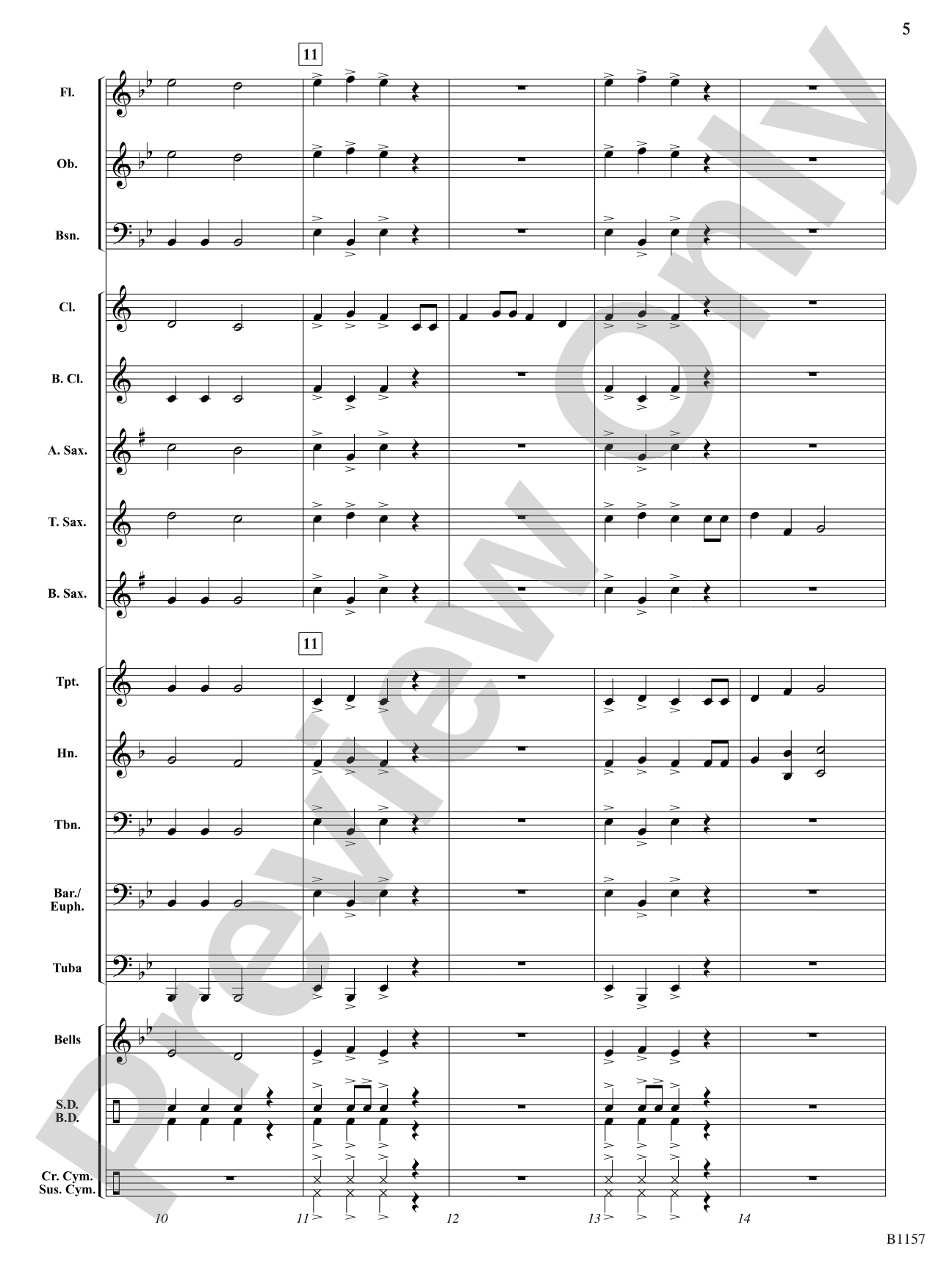 Conquest: Concert Band Conductor Score & Parts