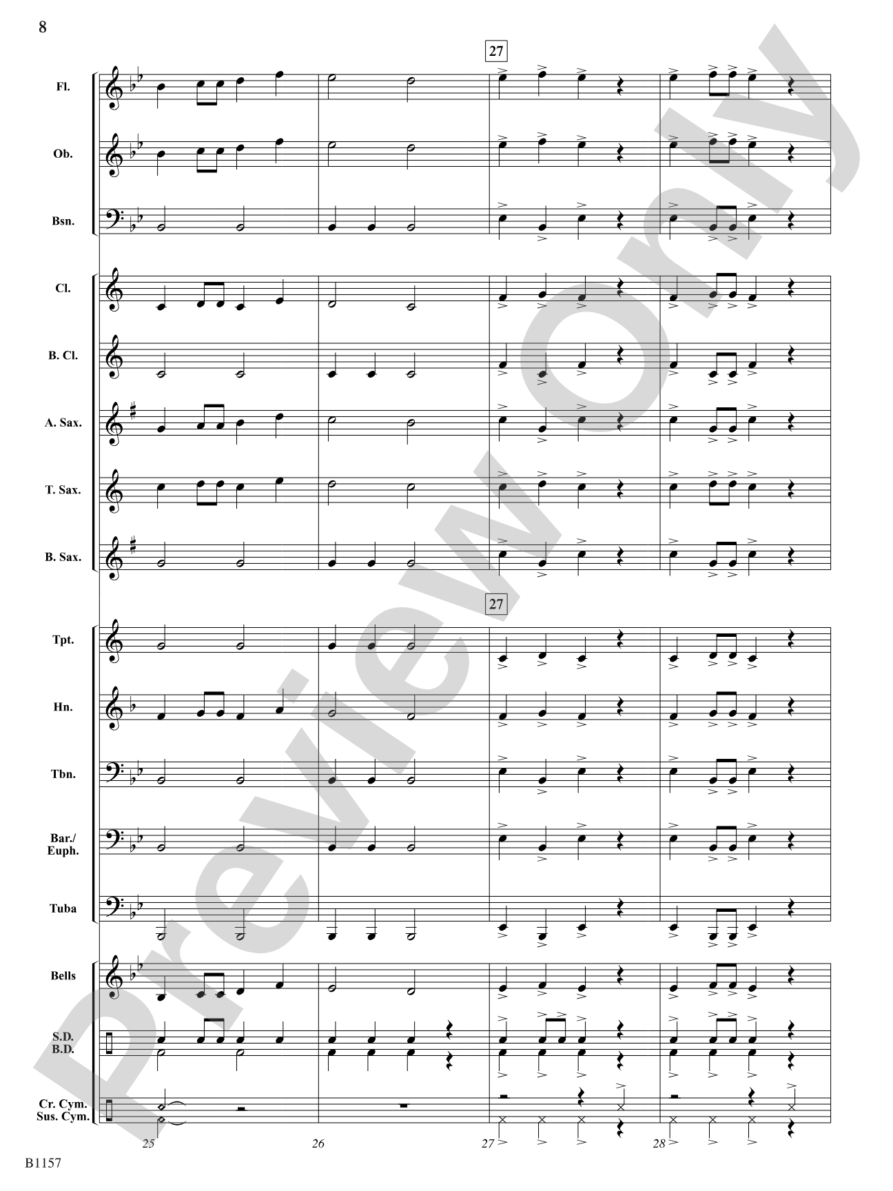 Conquest: Concert Band Conductor Score & Parts