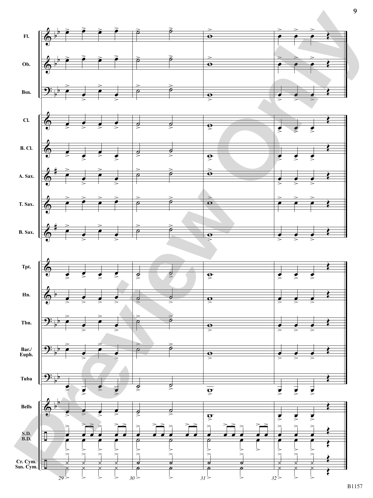 Conquest: Concert Band Conductor Score & Parts