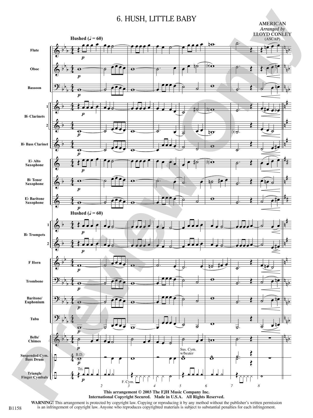 Six Tone Builders, Set 2: Concert Band Conductor Score & Parts