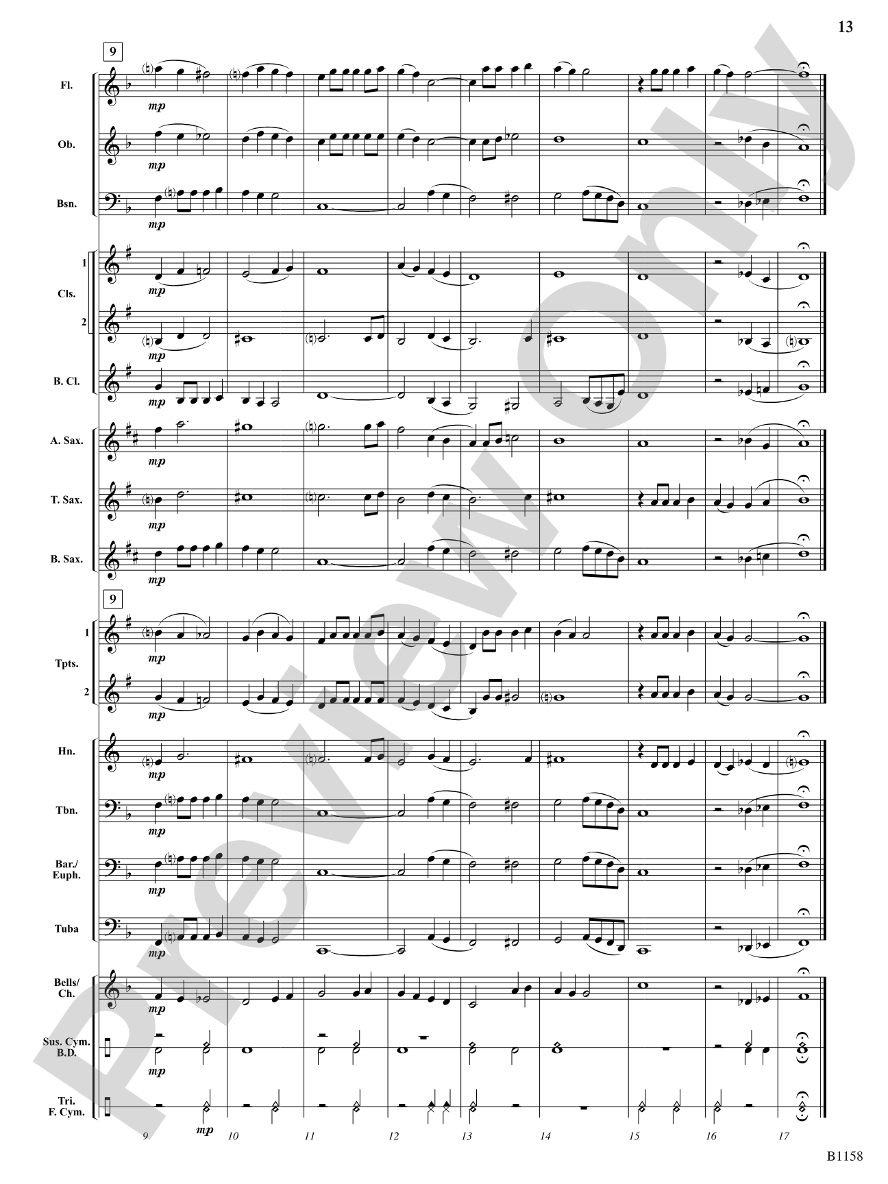 Six Tone Builders, Set 2: Concert Band Conductor Score & Parts