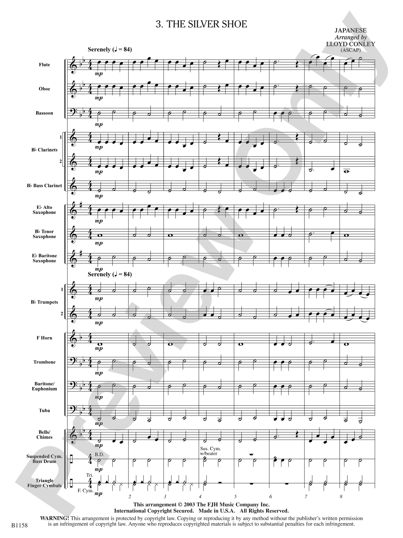 Six Tone Builders, Set 2: Concert Band Conductor Score & Parts