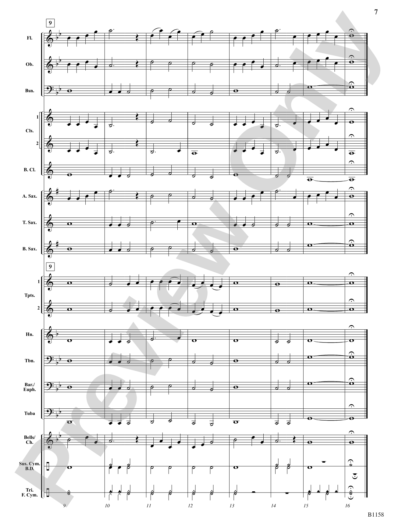 Six Tone Builders, Set 2: Concert Band Conductor Score & Parts