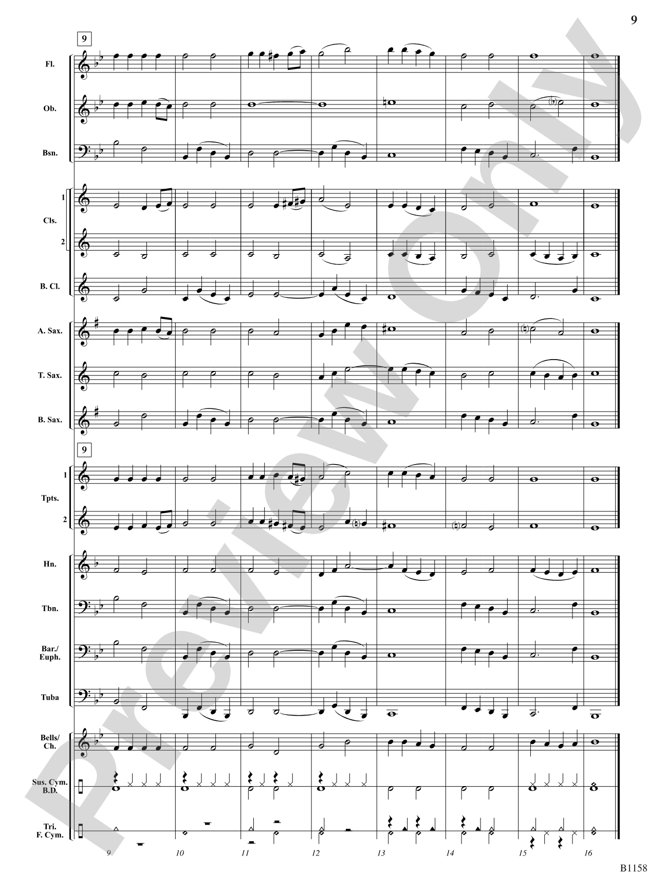 Six Tone Builders, Set 2: Concert Band Conductor Score & Parts