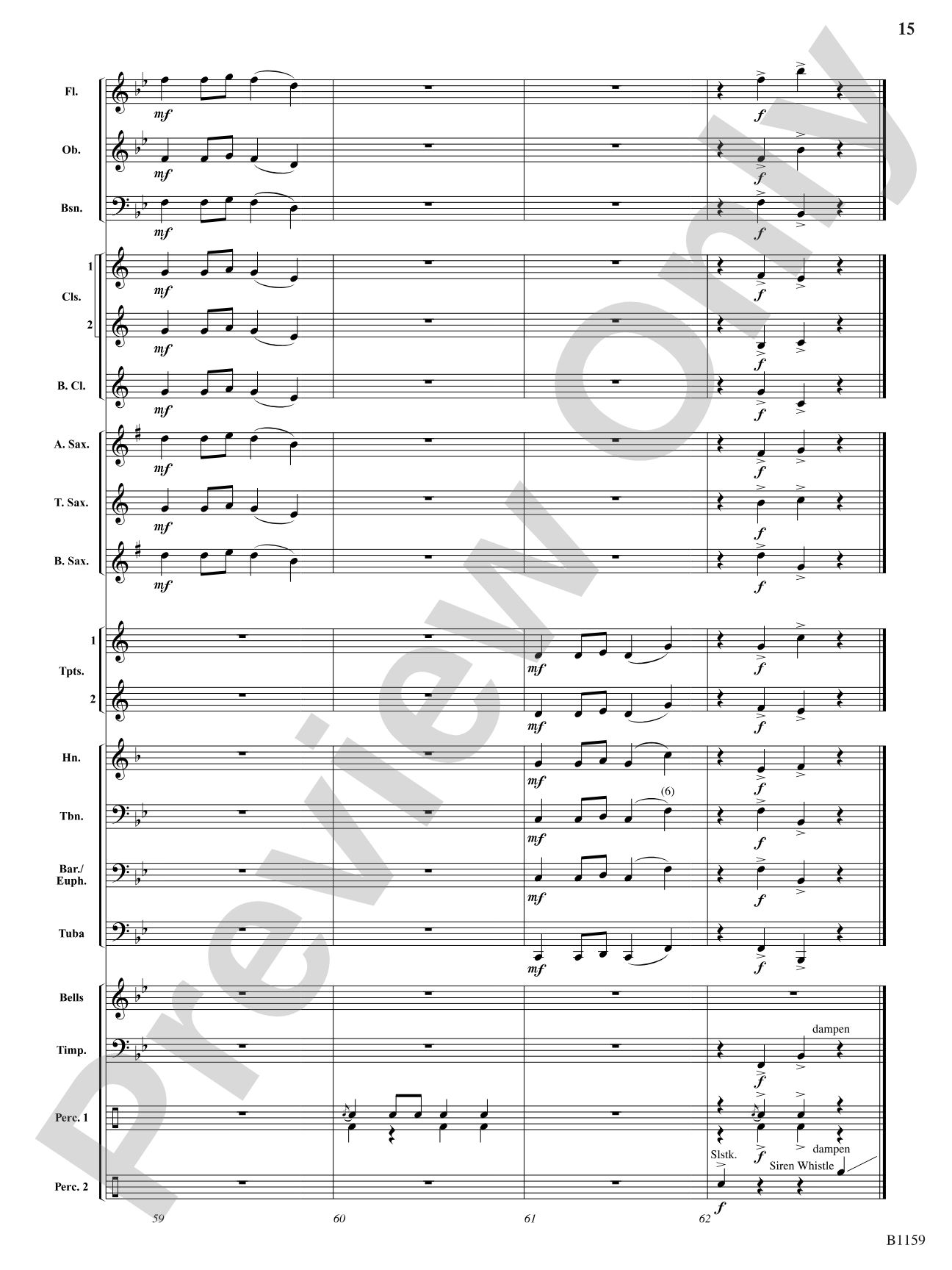 Drums on the Housetop: Concert Band Conductor Score & Parts