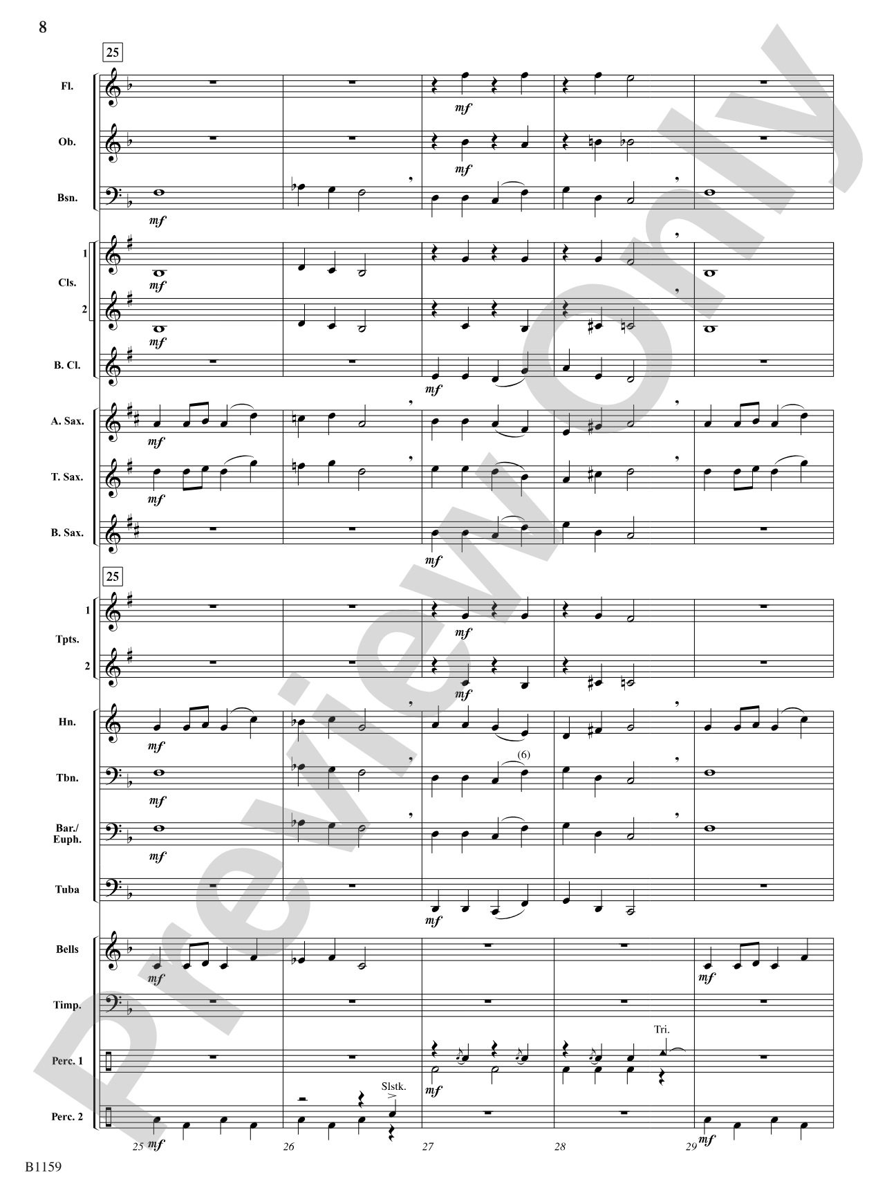 Drums on the Housetop: Concert Band Conductor Score & Parts