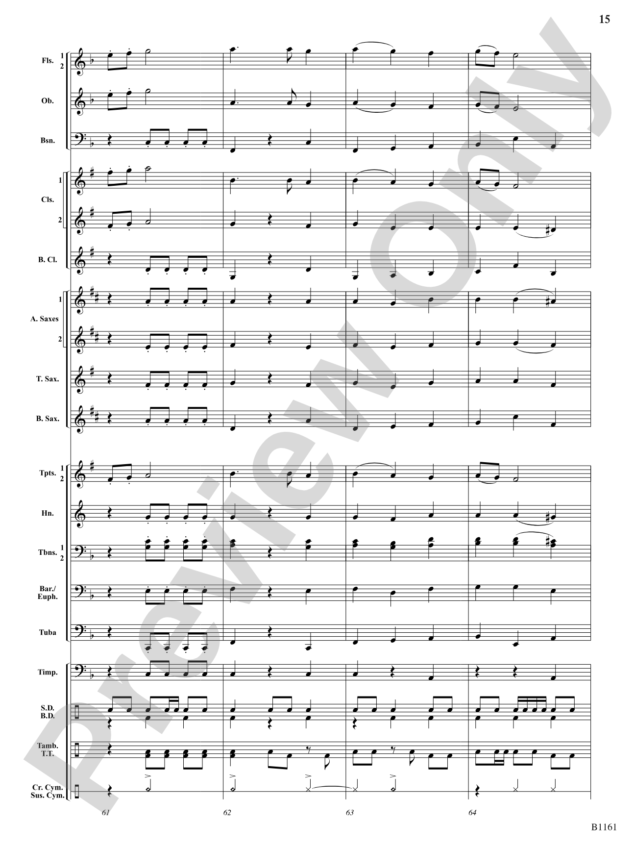 Danse Antiqua: Concert Band Conductor Score & Parts