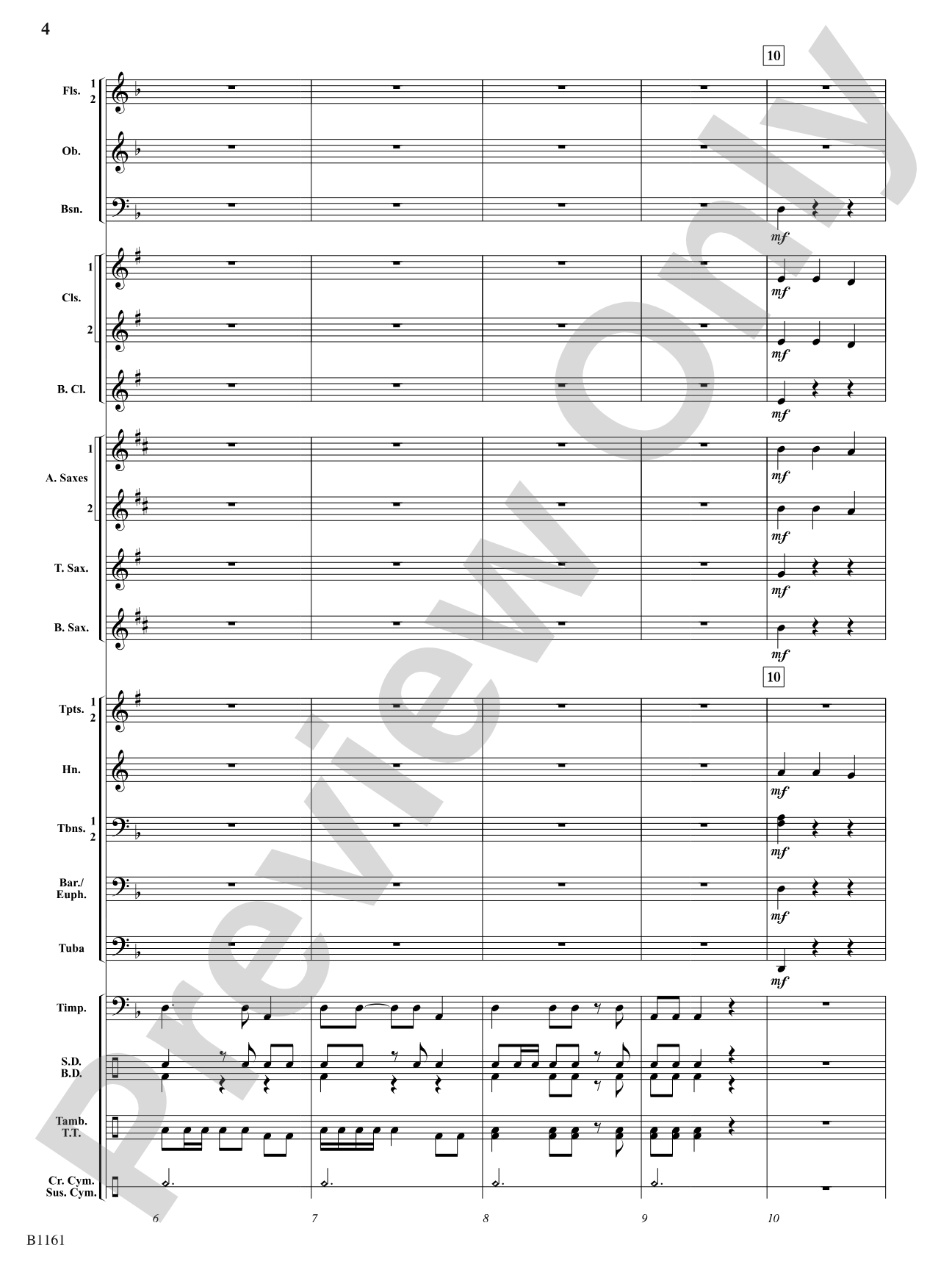 Danse Antiqua: Concert Band Conductor Score & Parts
