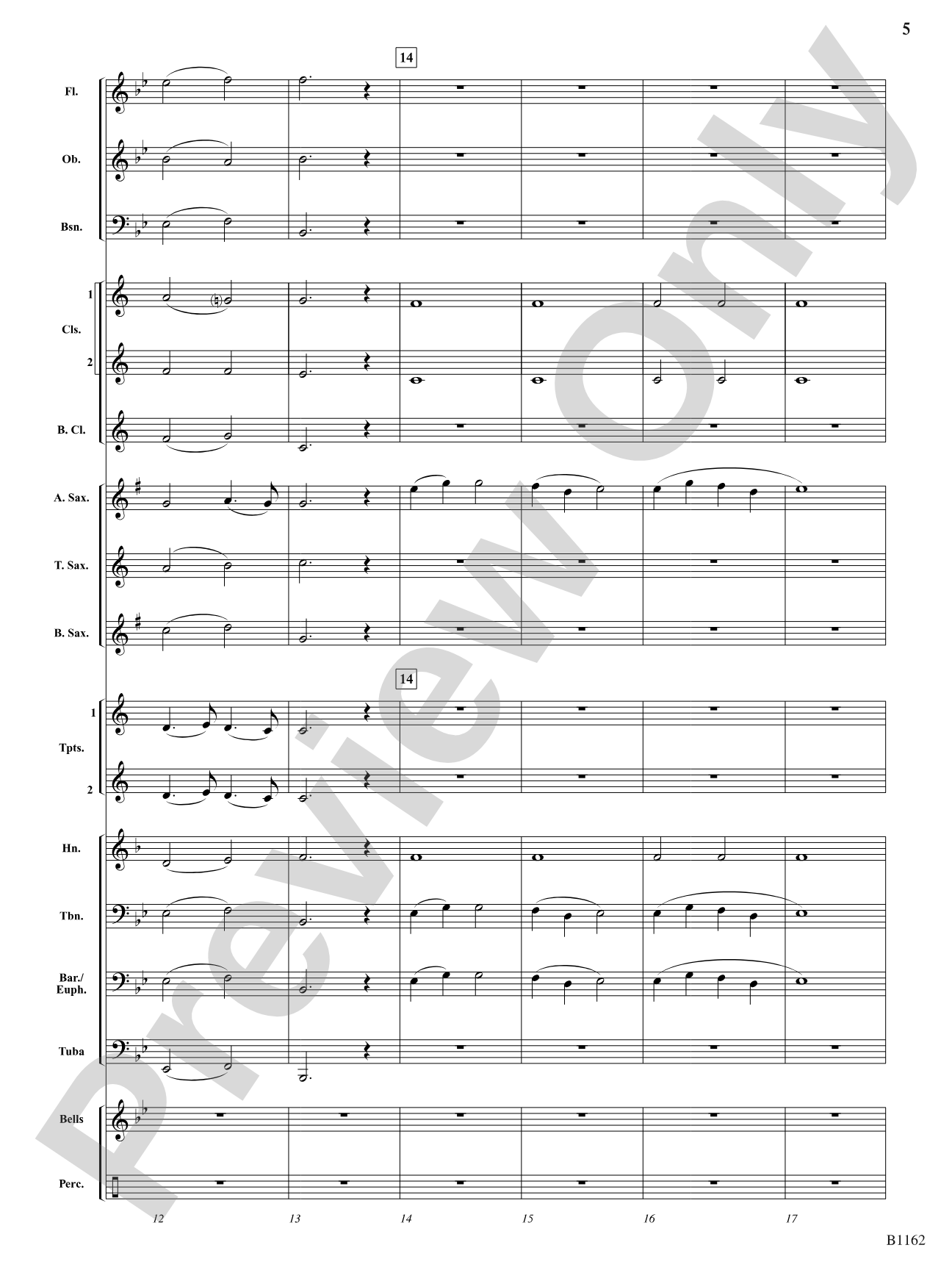 Largo from Symphony No. 9: Concert Band Conductor Score & Parts