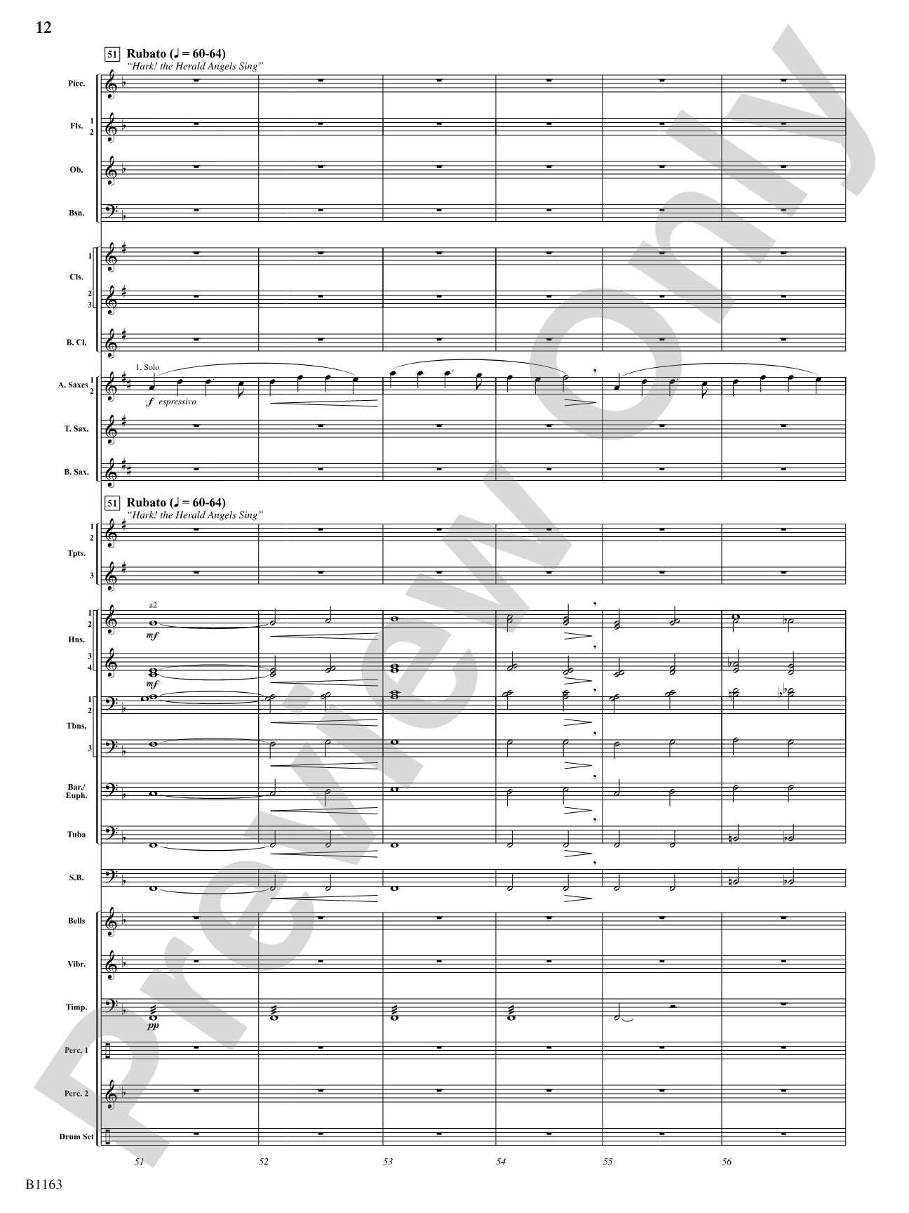 A Touch of Christmas: Suite 1: Concert Band Conductor Score & Parts