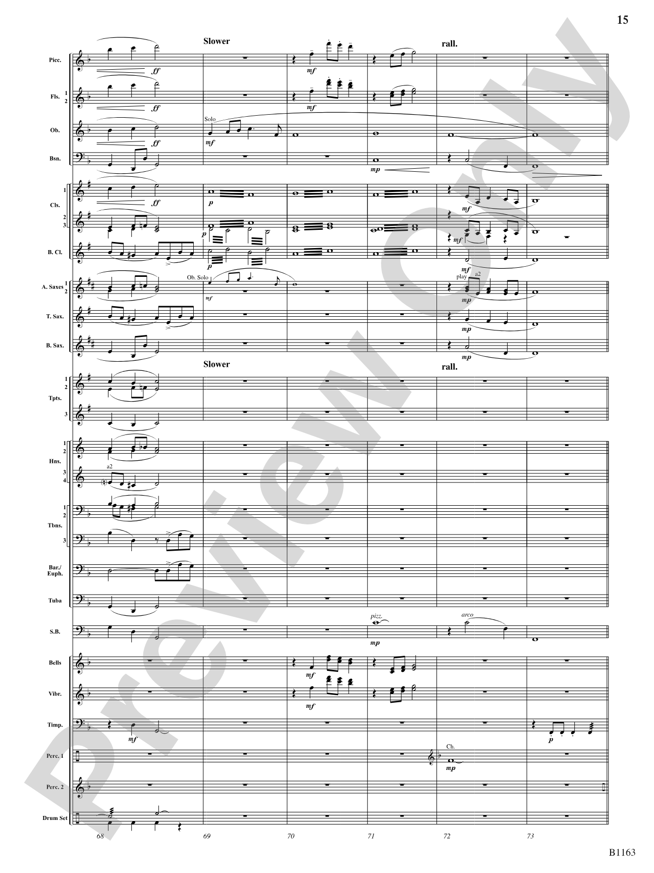 A Touch of Christmas: Suite 1: Concert Band Conductor Score & Parts