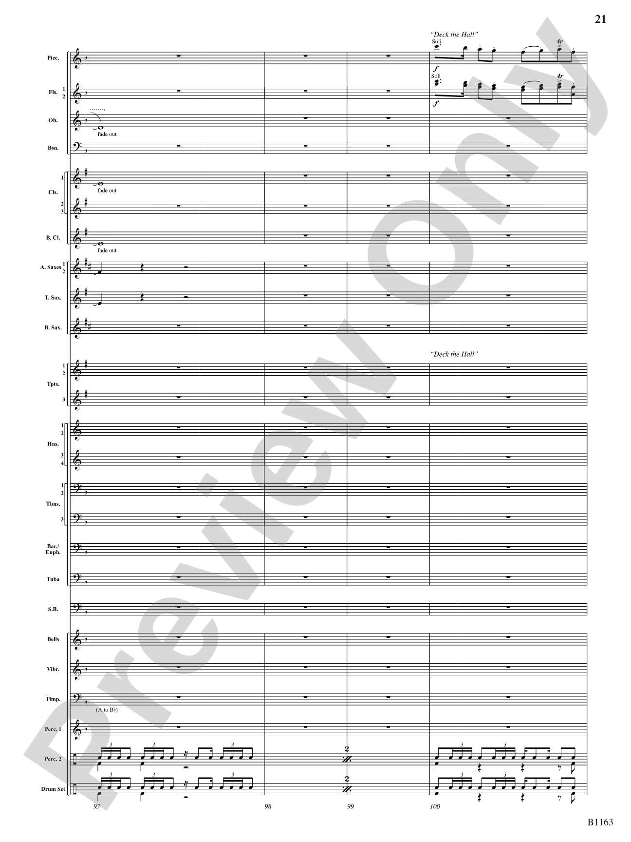 A Touch of Christmas: Suite 1: Concert Band Conductor Score & Parts