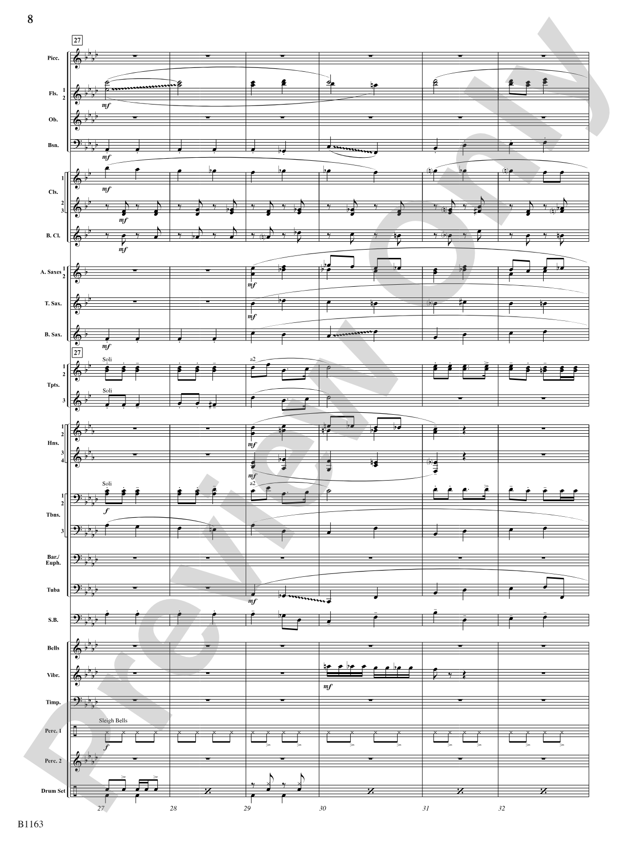 A Touch of Christmas: Suite 1: Concert Band Conductor Score & Parts