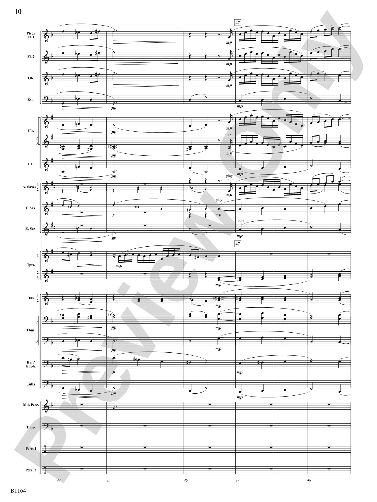 The Mikado (Overture): Concert Band Conductor Score & Parts