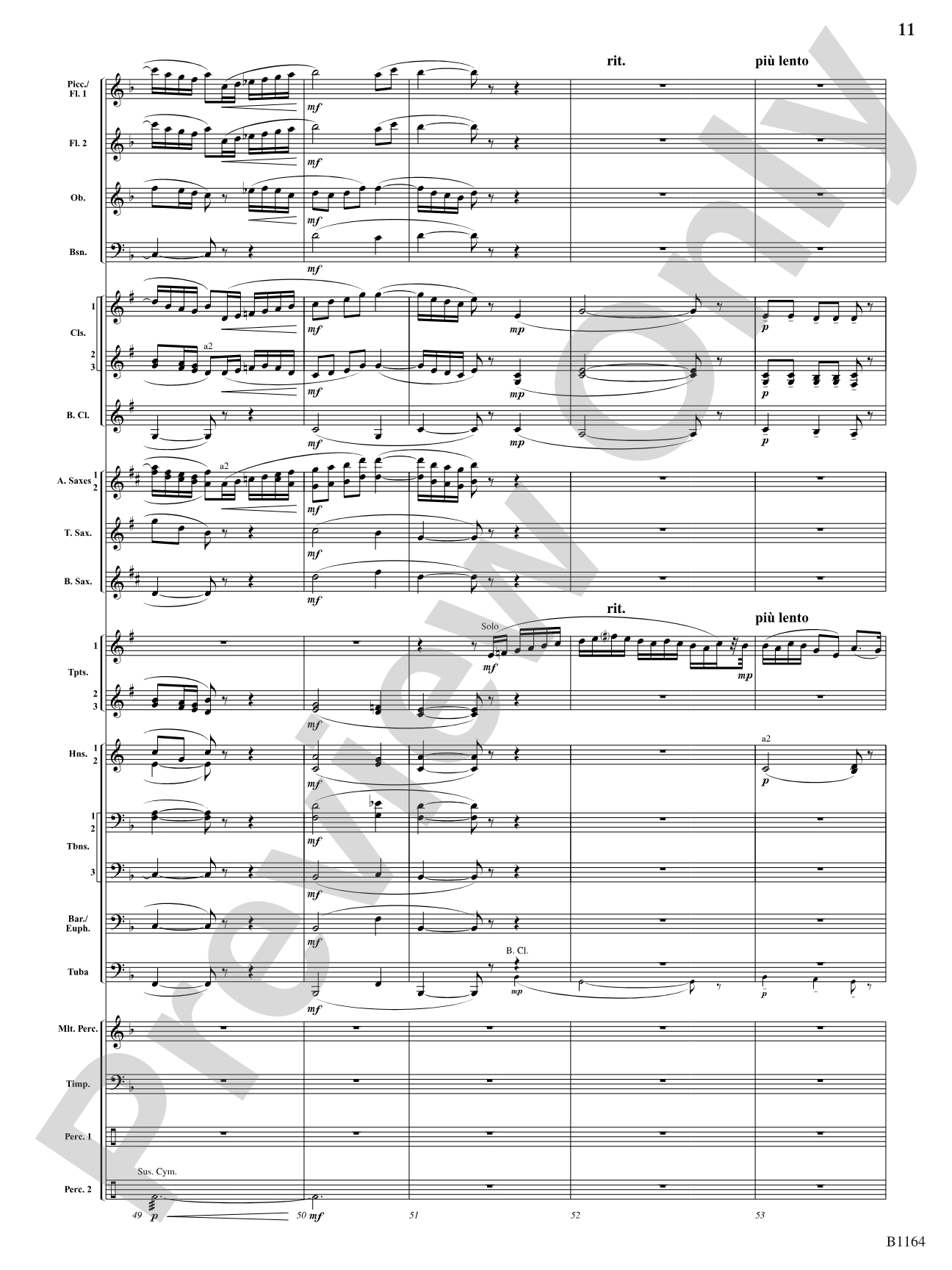 The Mikado (Overture): Concert Band Conductor Score & Parts