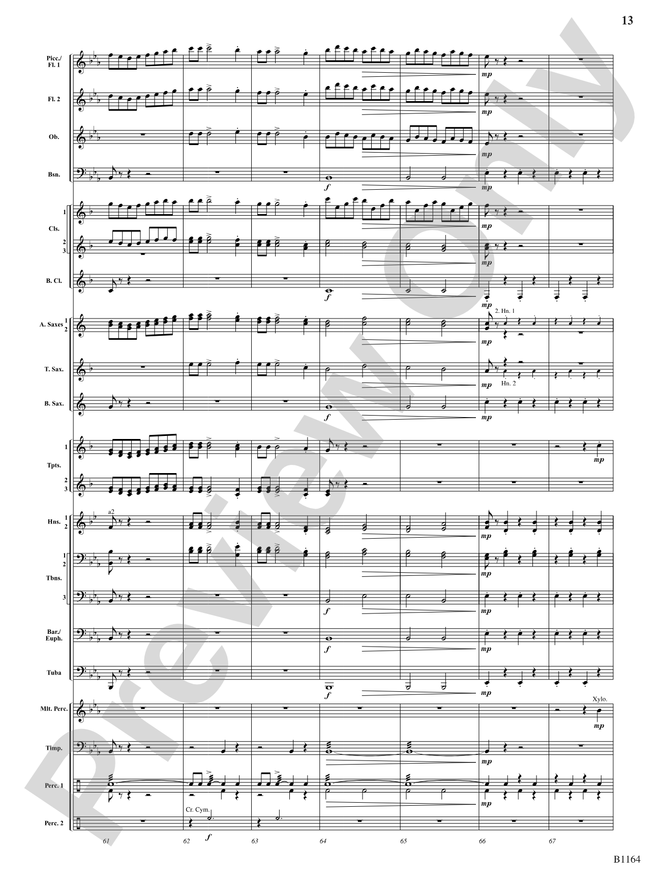 The Mikado (Overture): Concert Band Conductor Score & Parts