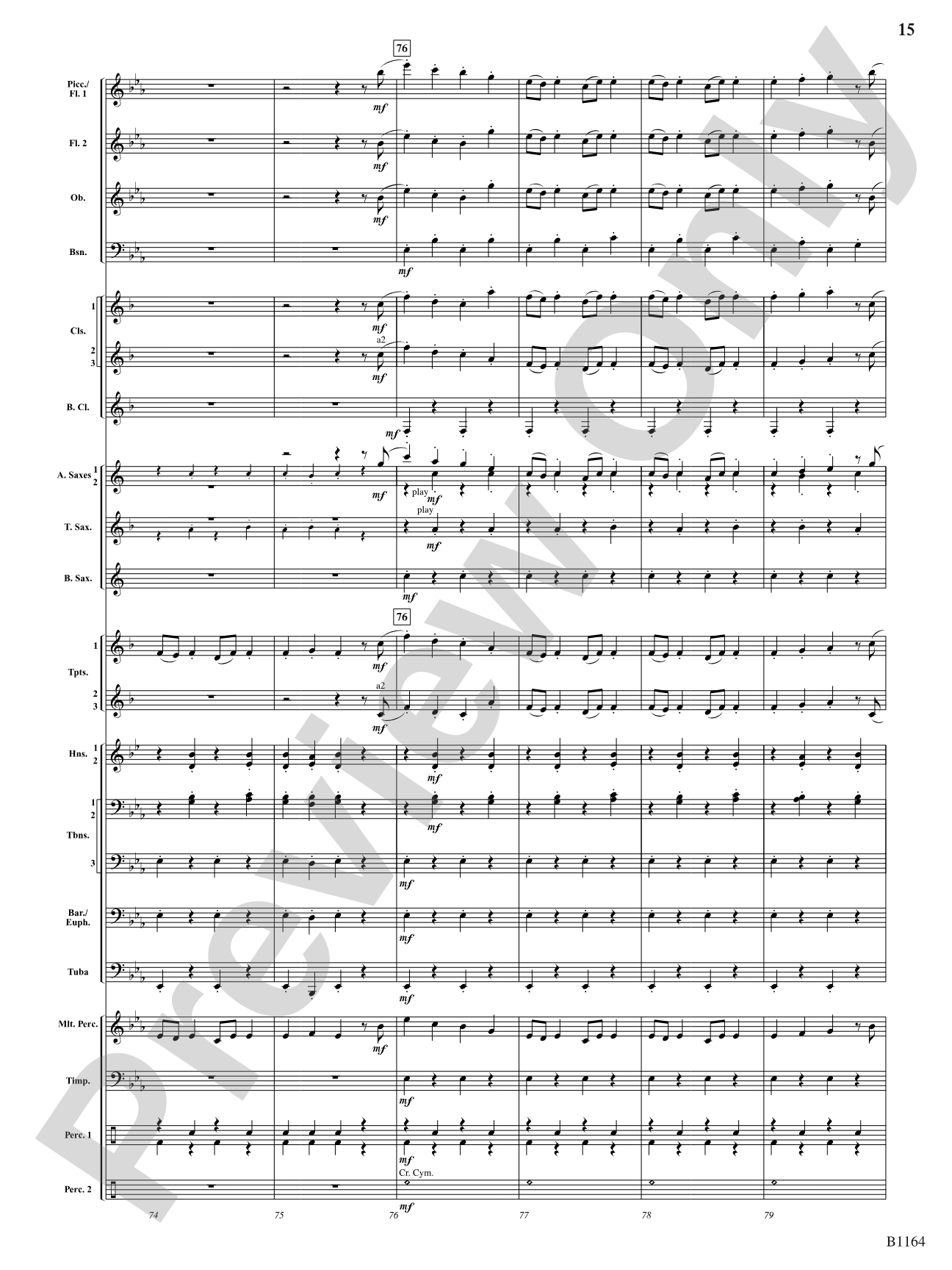 The Mikado (Overture): Concert Band Conductor Score & Parts