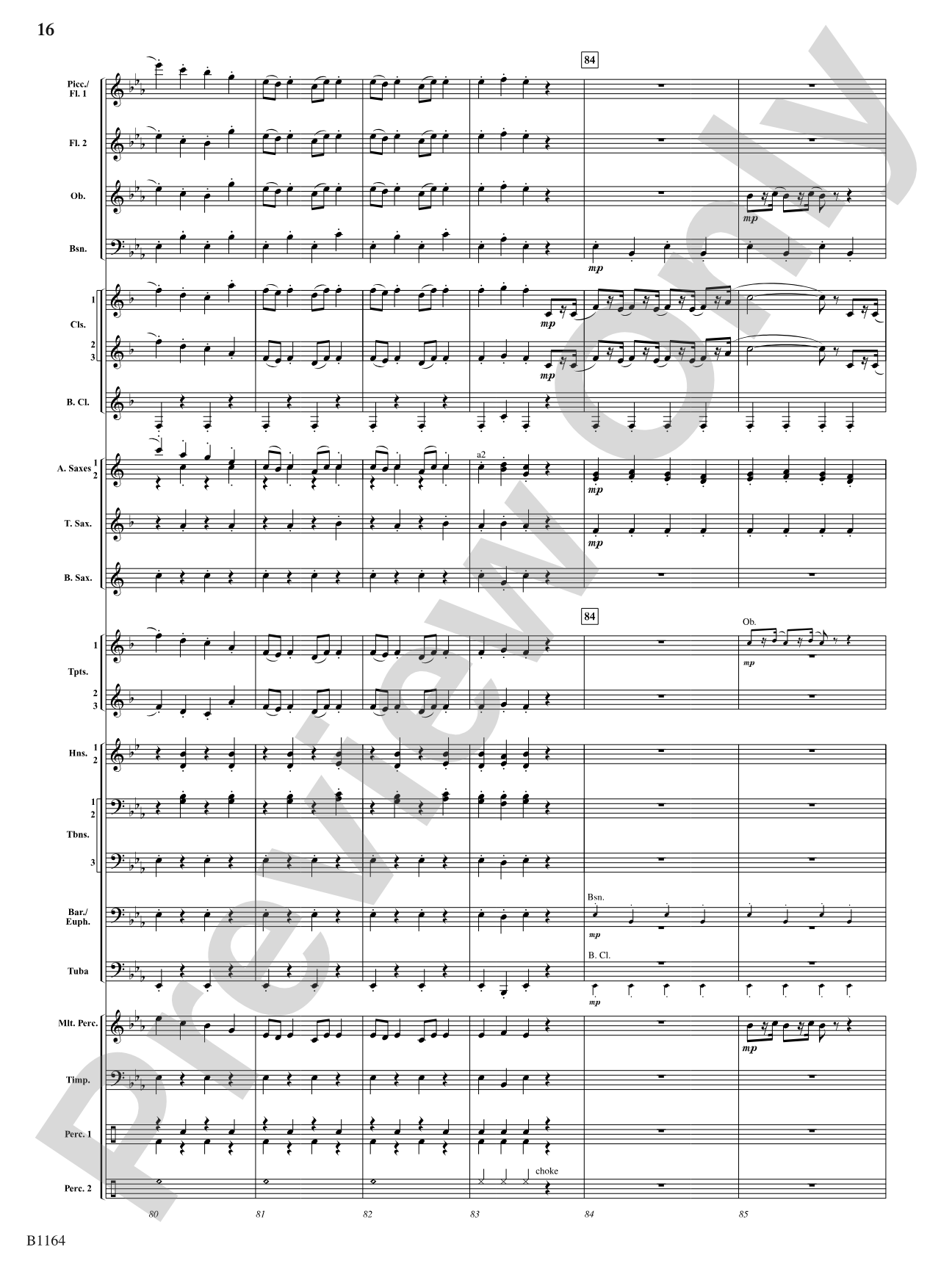 The Mikado (Overture): Concert Band Conductor Score & Parts