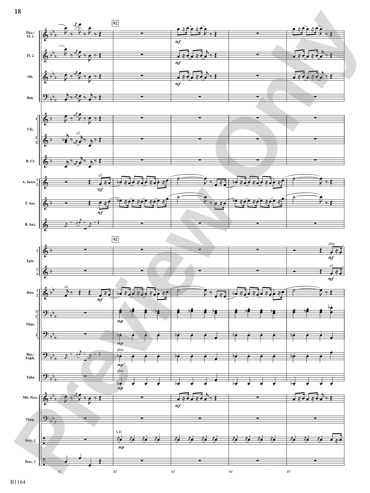 The Mikado (Overture): Concert Band Conductor Score & Parts