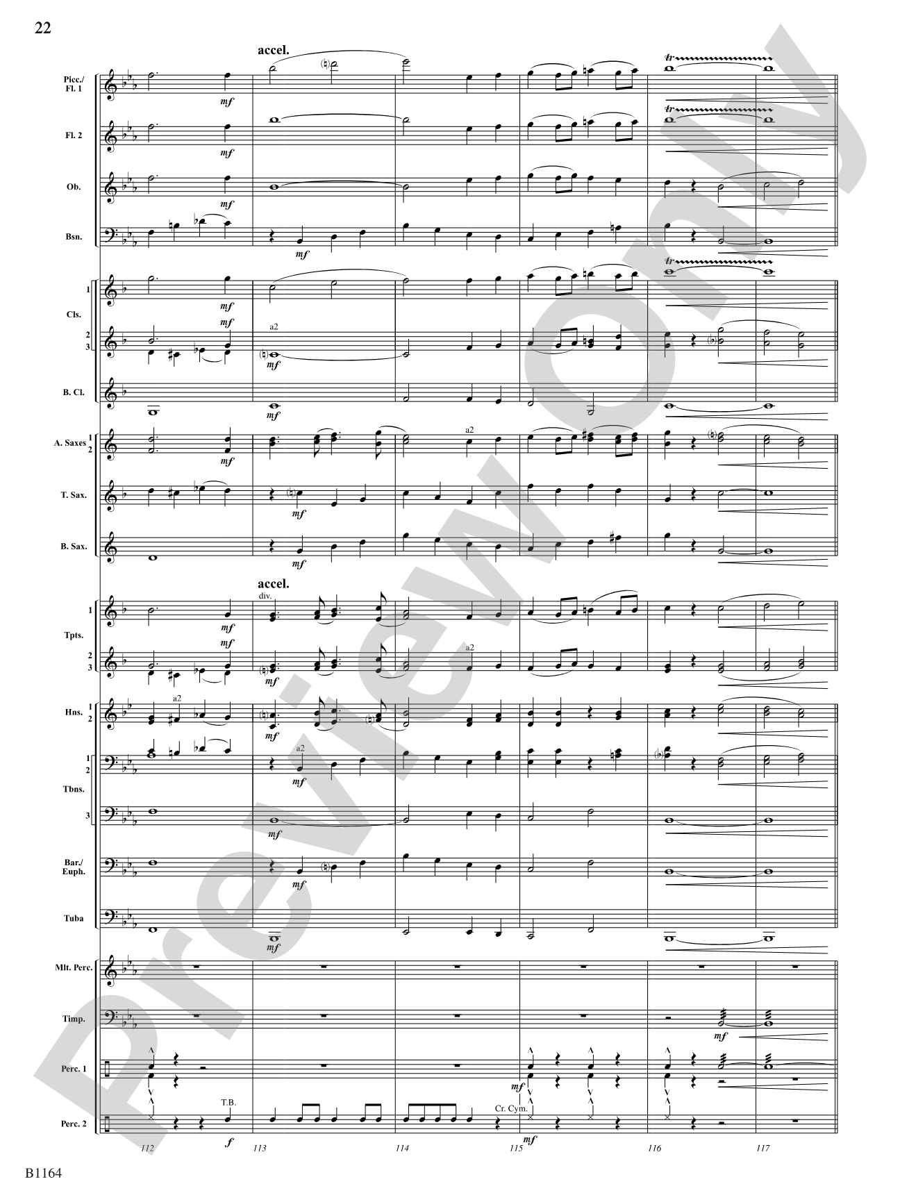 The Mikado (Overture): Concert Band Conductor Score & Parts