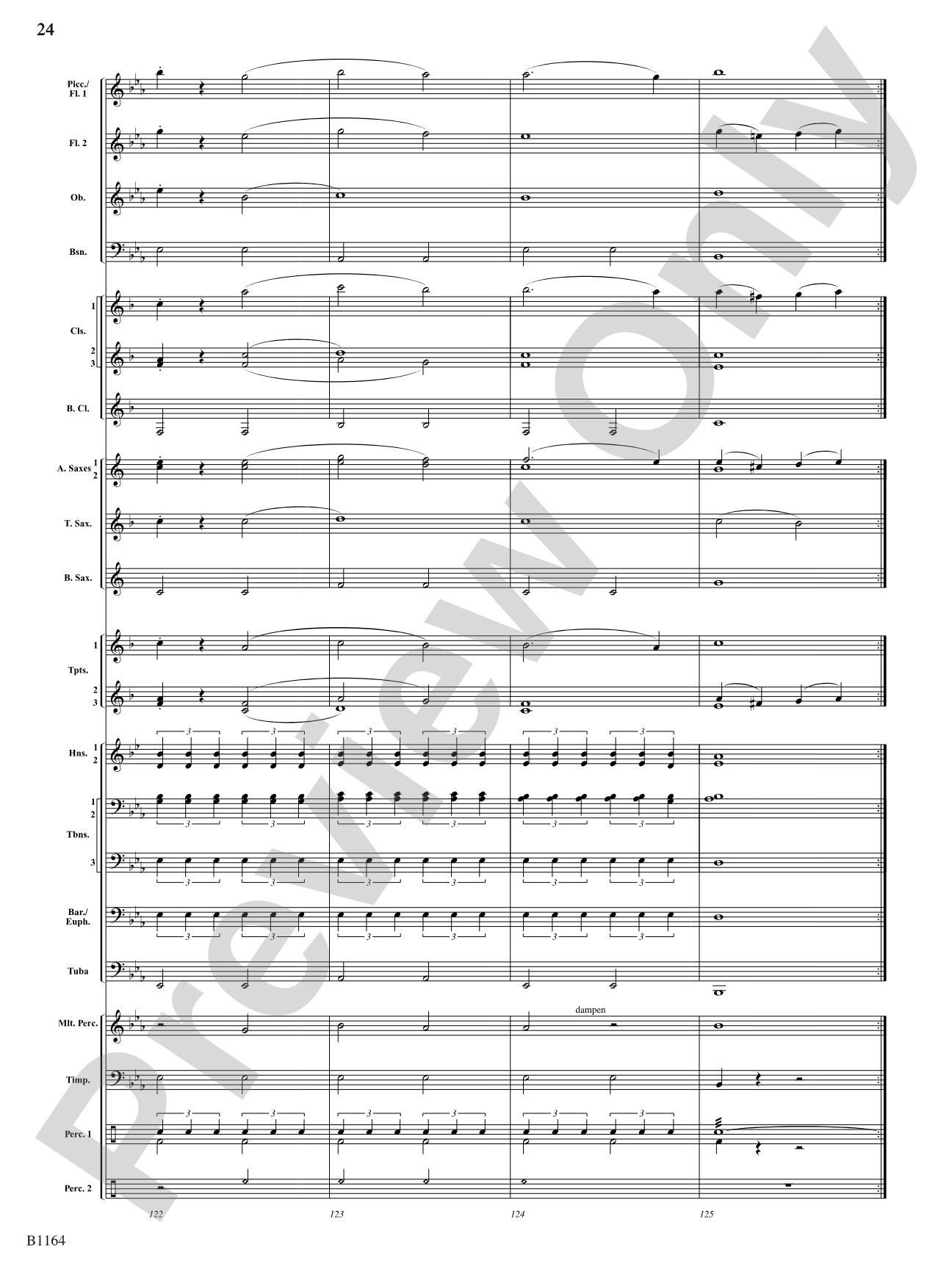 The Mikado (Overture): Concert Band Conductor Score & Parts