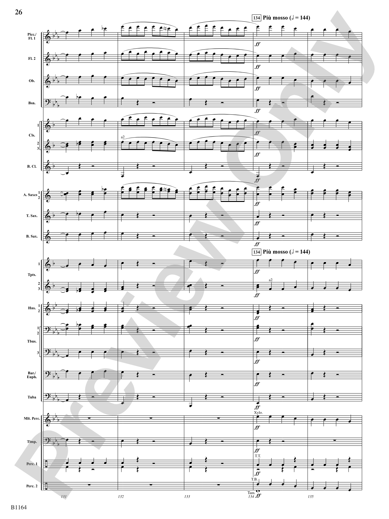 The Mikado (Overture): Concert Band Conductor Score & Parts