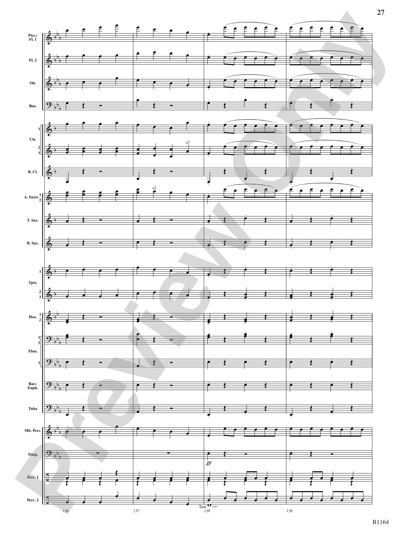 The Mikado (Overture): Concert Band Conductor Score & Parts