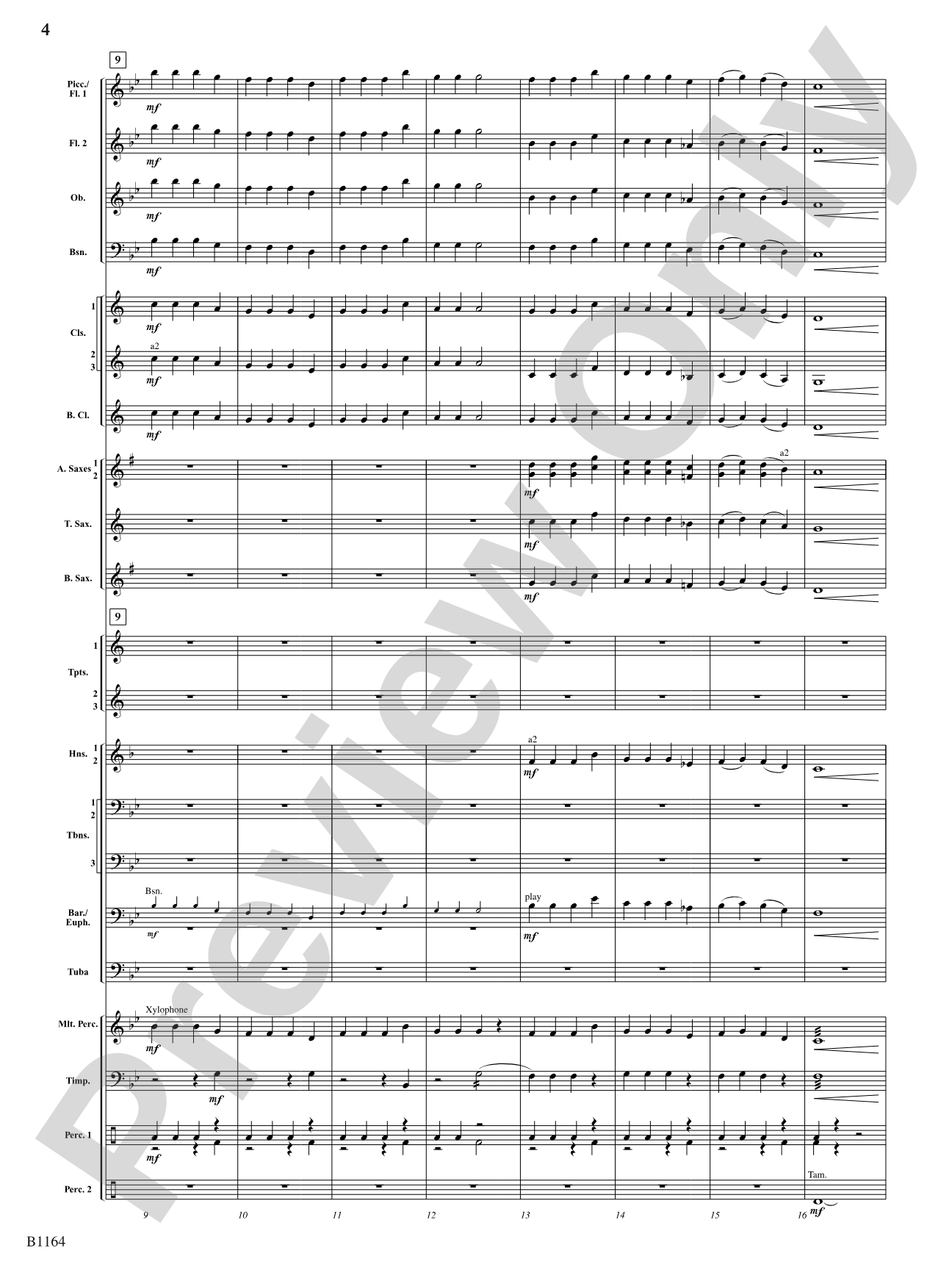 The Mikado (Overture): Concert Band Conductor Score & Parts