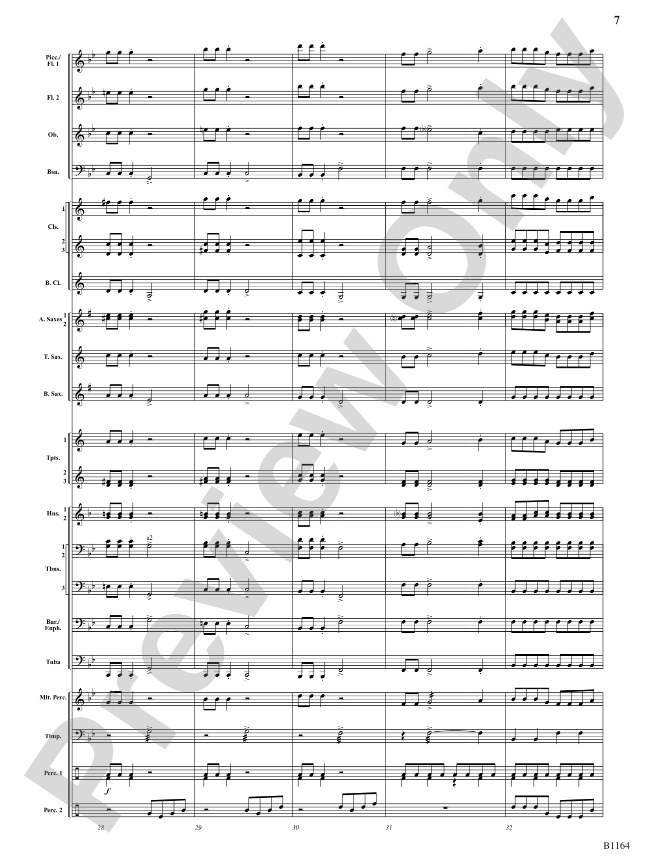 The Mikado (Overture): Concert Band Conductor Score & Parts