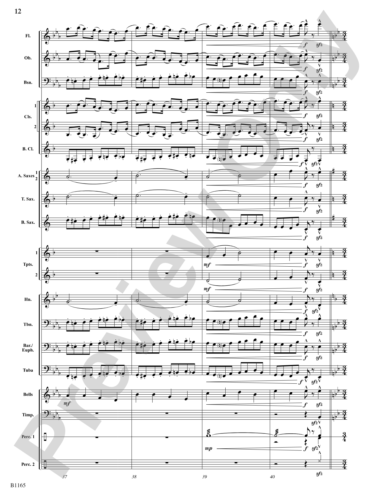 The Nutcracker Suite (Selections from): Concert Band Conductor Score & Parts