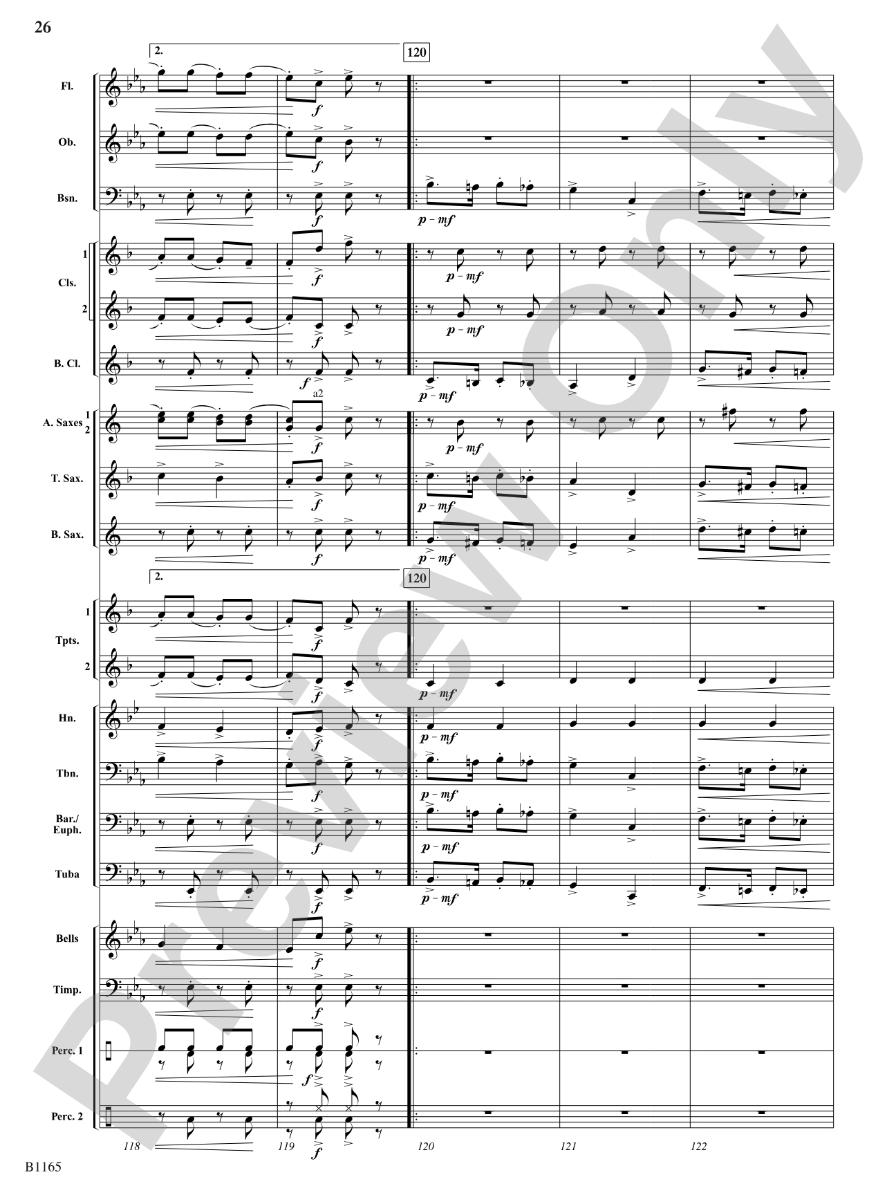 The Nutcracker Suite (Selections from): Concert Band Conductor Score & Parts