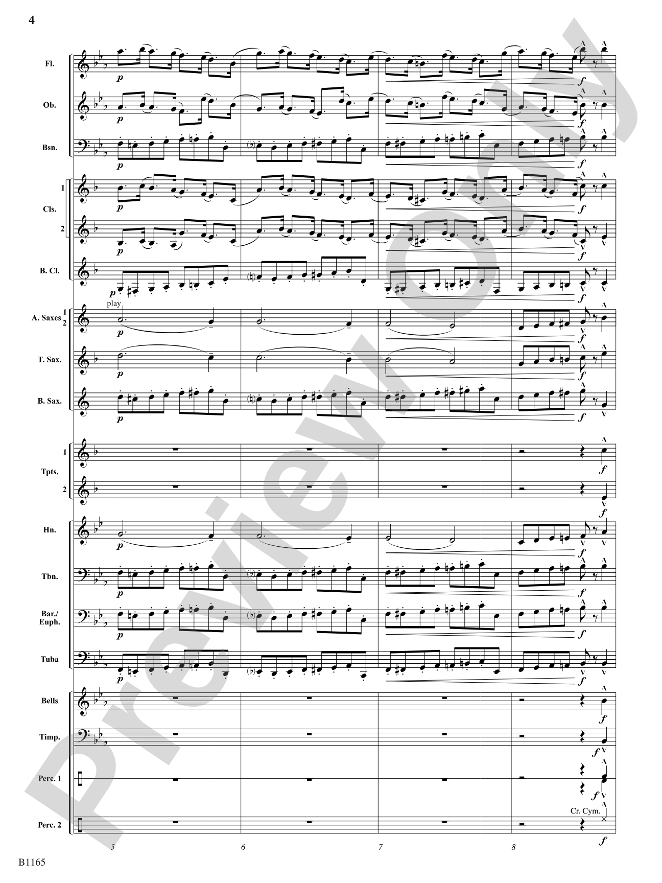 The Nutcracker Suite (Selections from): Concert Band Conductor Score & Parts