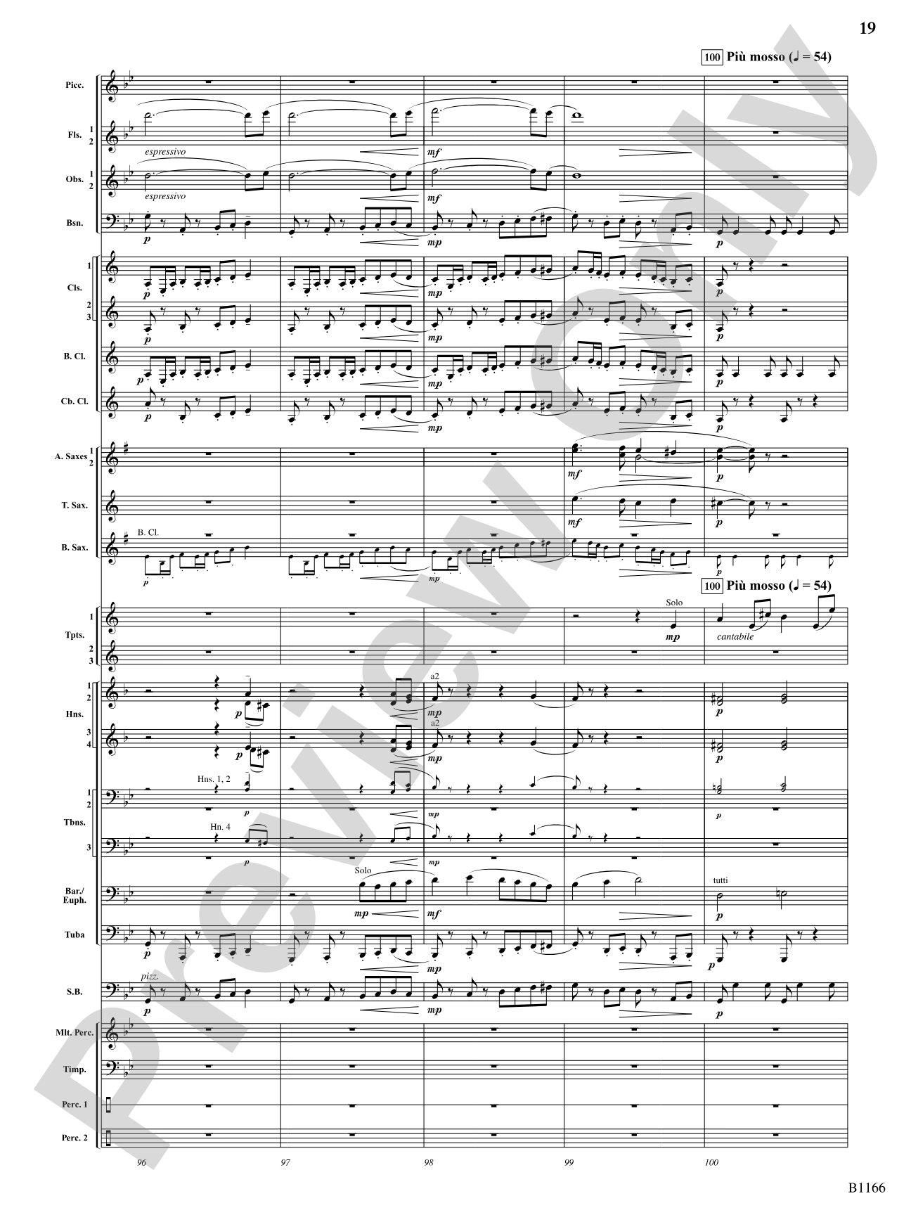 Transformations (DADE Variations): Concert Band Conductor Score & Parts