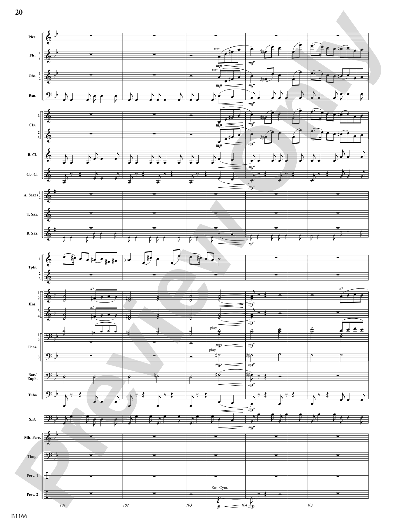 Transformations (DADE Variations): Concert Band Conductor Score & Parts