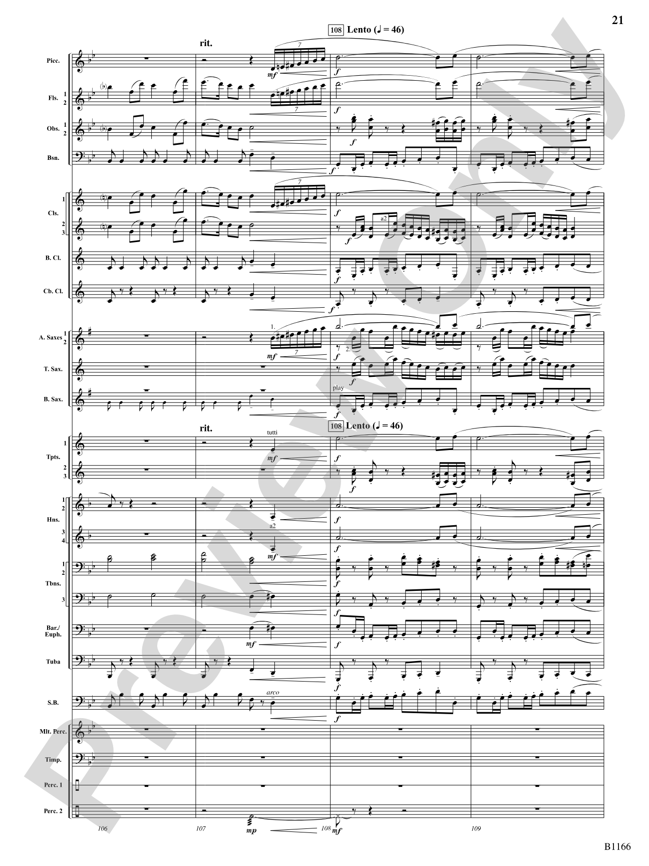 Transformations (DADE Variations): Concert Band Conductor Score & Parts