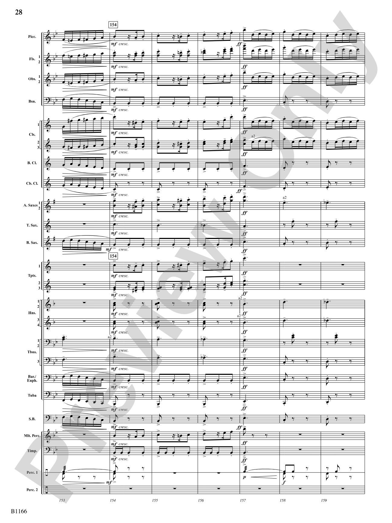 Transformations (DADE Variations): Concert Band Conductor Score & Parts