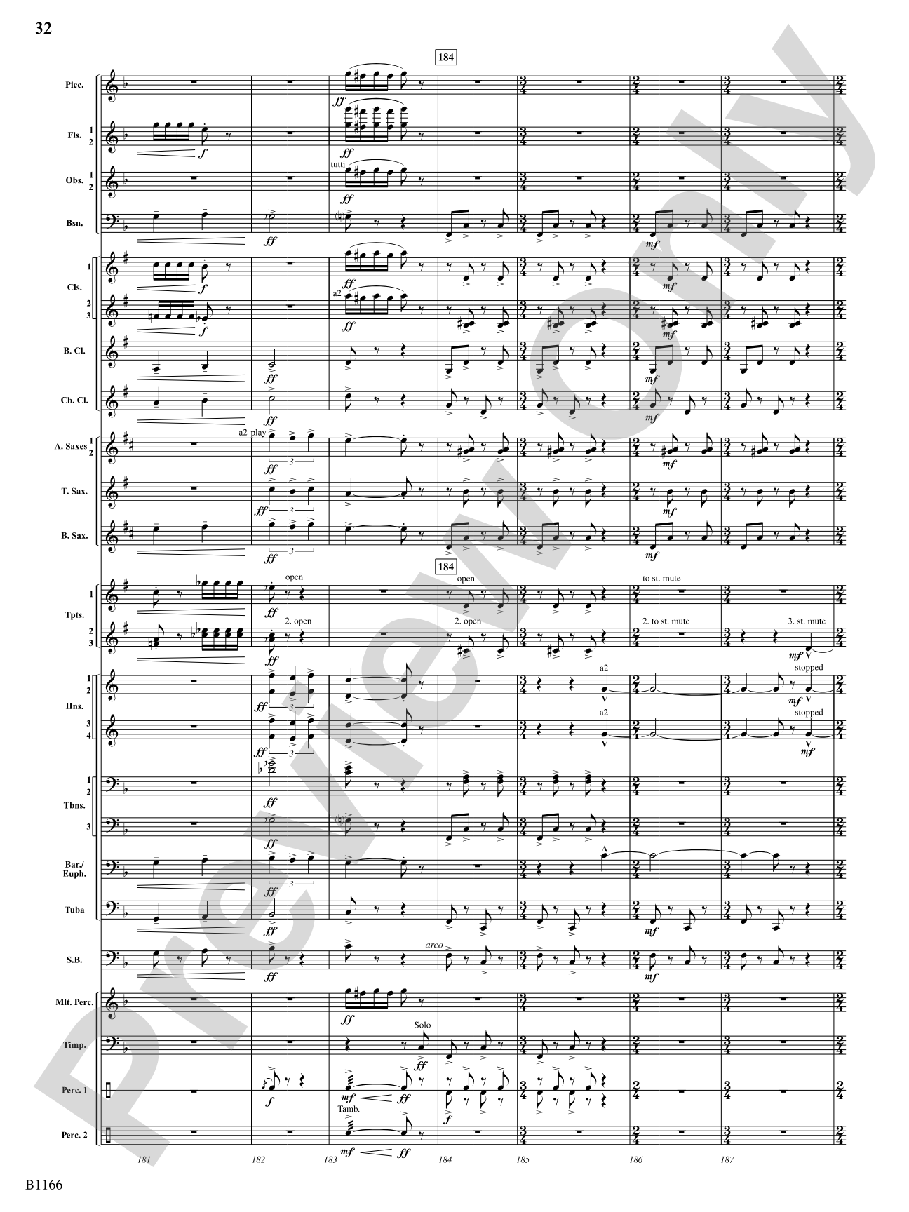 Transformations (DADE Variations): Concert Band Conductor Score & Parts