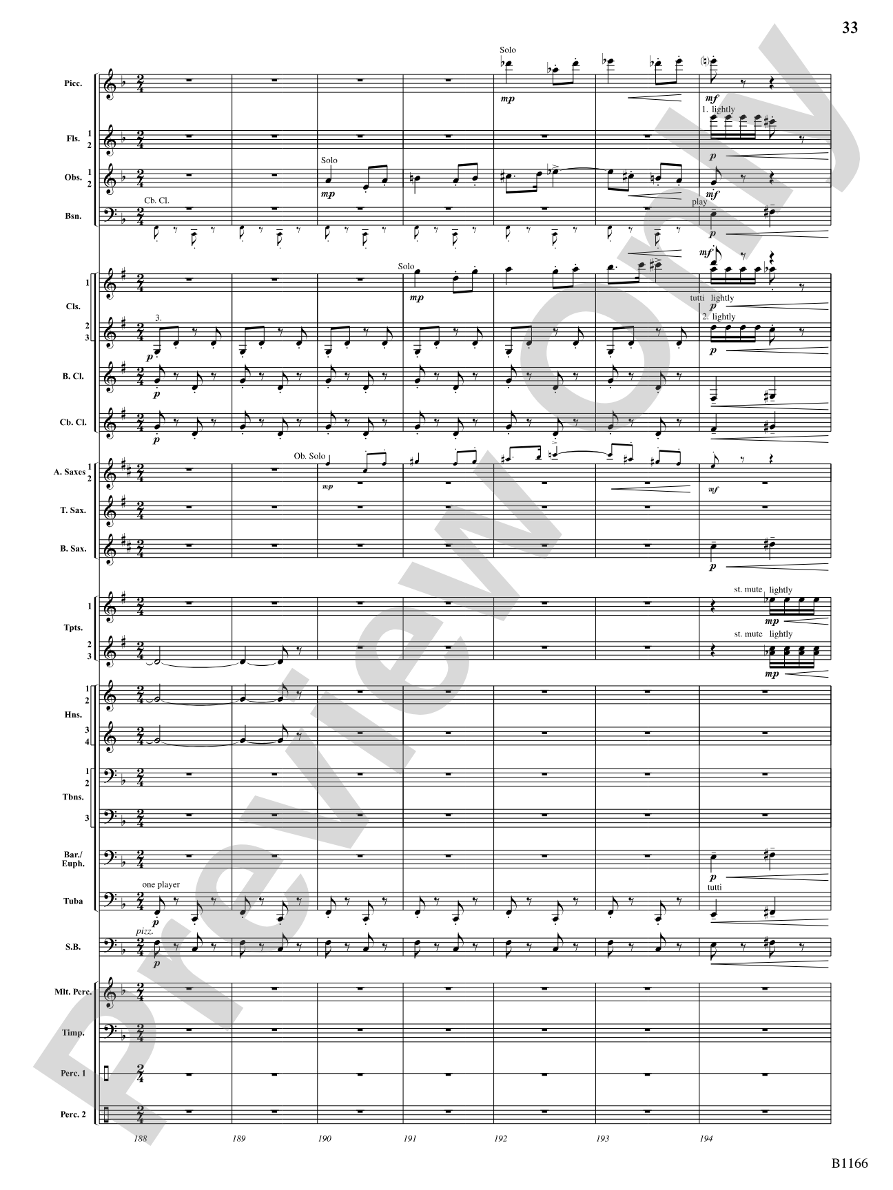 Transformations (DADE Variations): Concert Band Conductor Score & Parts