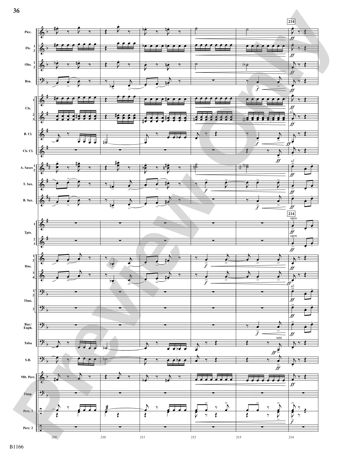 Transformations (DADE Variations): Concert Band Conductor Score & Parts