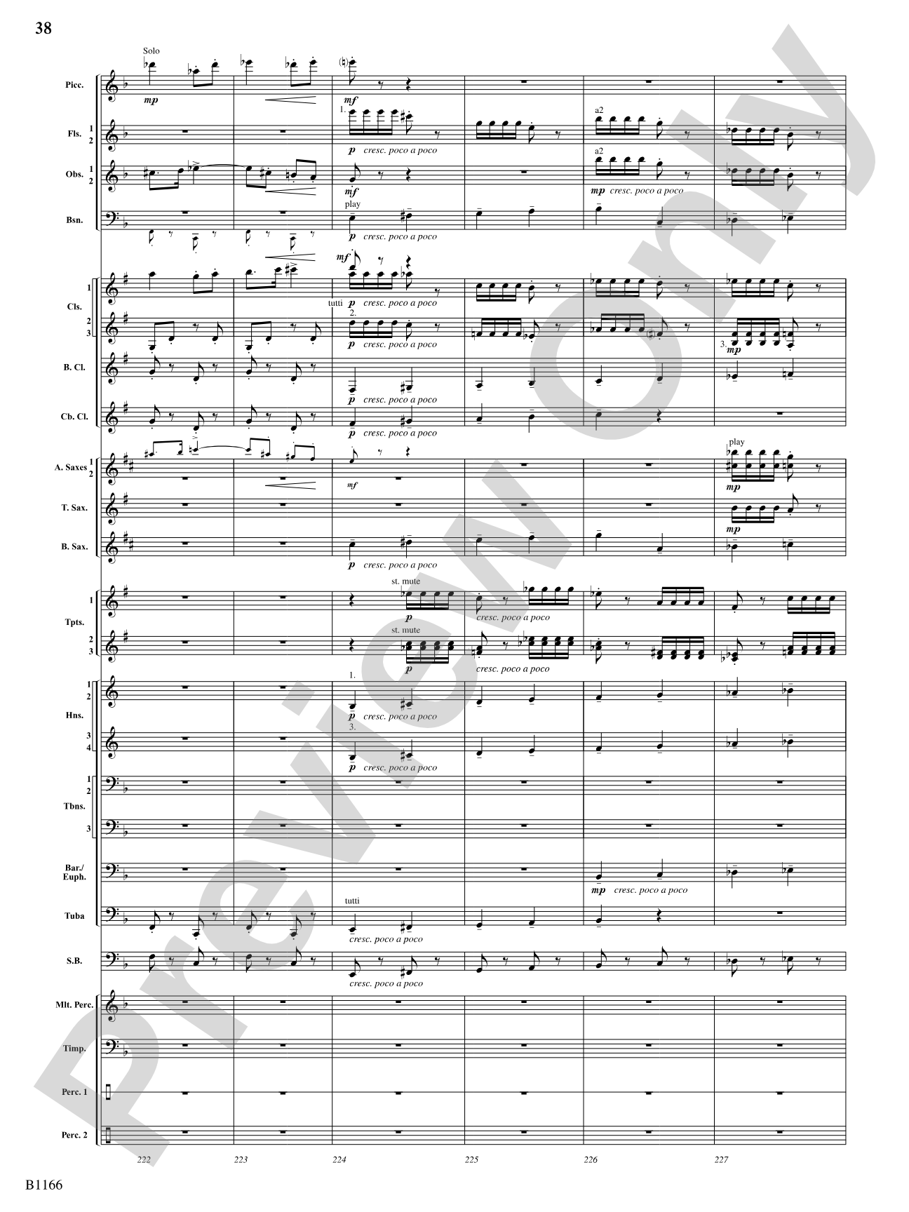 Transformations (DADE Variations): Concert Band Conductor Score & Parts