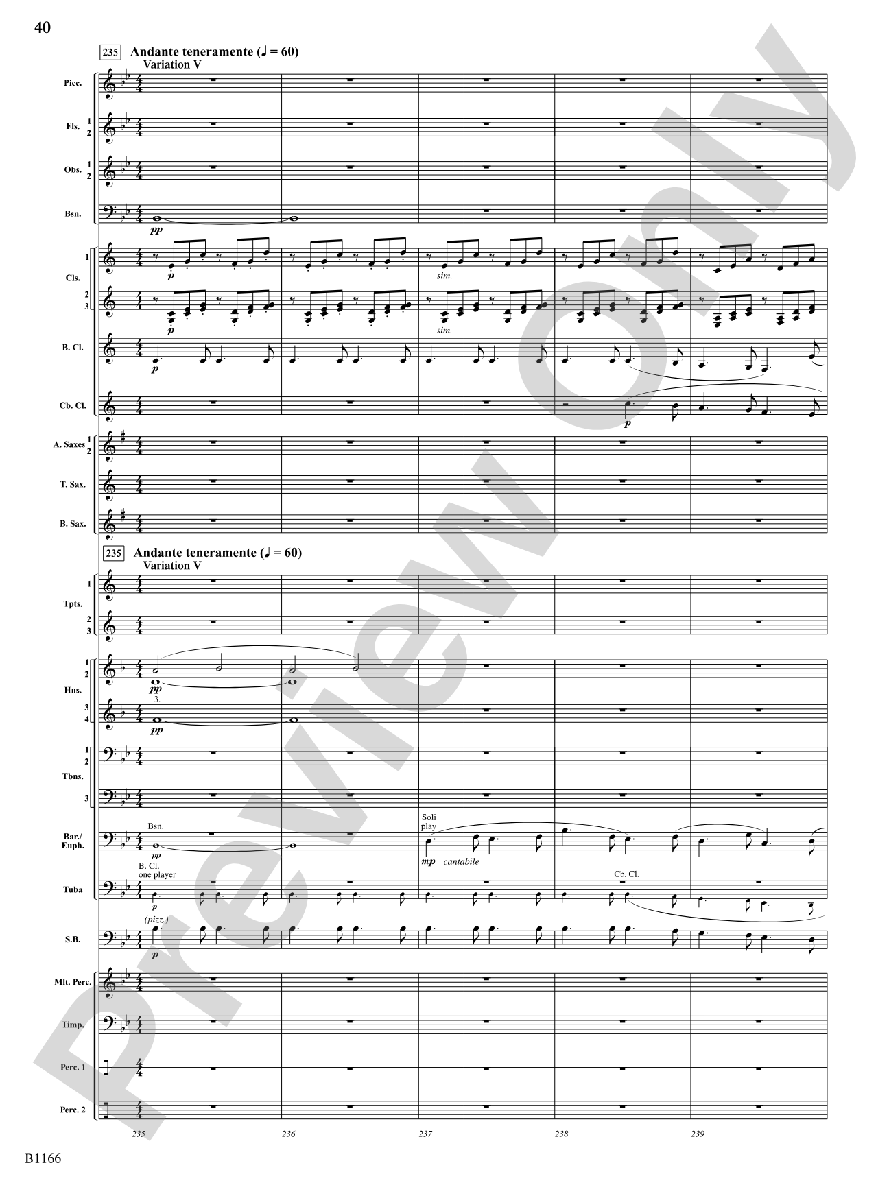 Transformations (DADE Variations): Concert Band Conductor Score & Parts