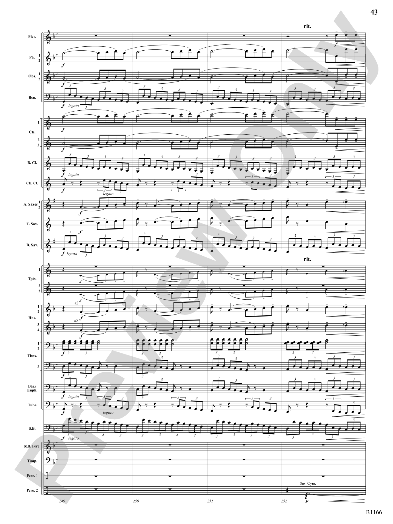 Transformations (DADE Variations): Concert Band Conductor Score & Parts