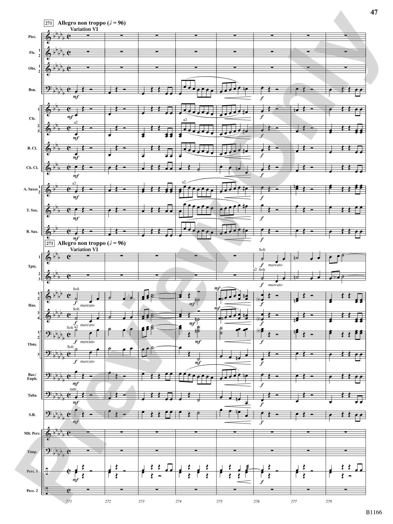 Transformations (DADE Variations): Concert Band Conductor Score & Parts