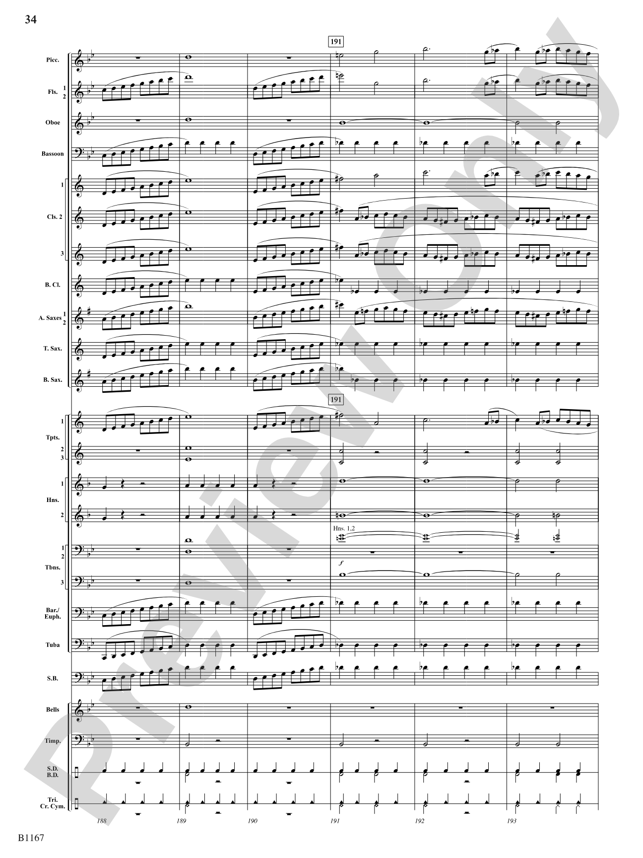 The Abduction from the Seraglio K. 384 (Overture): Concert Band Conductor Score & Parts