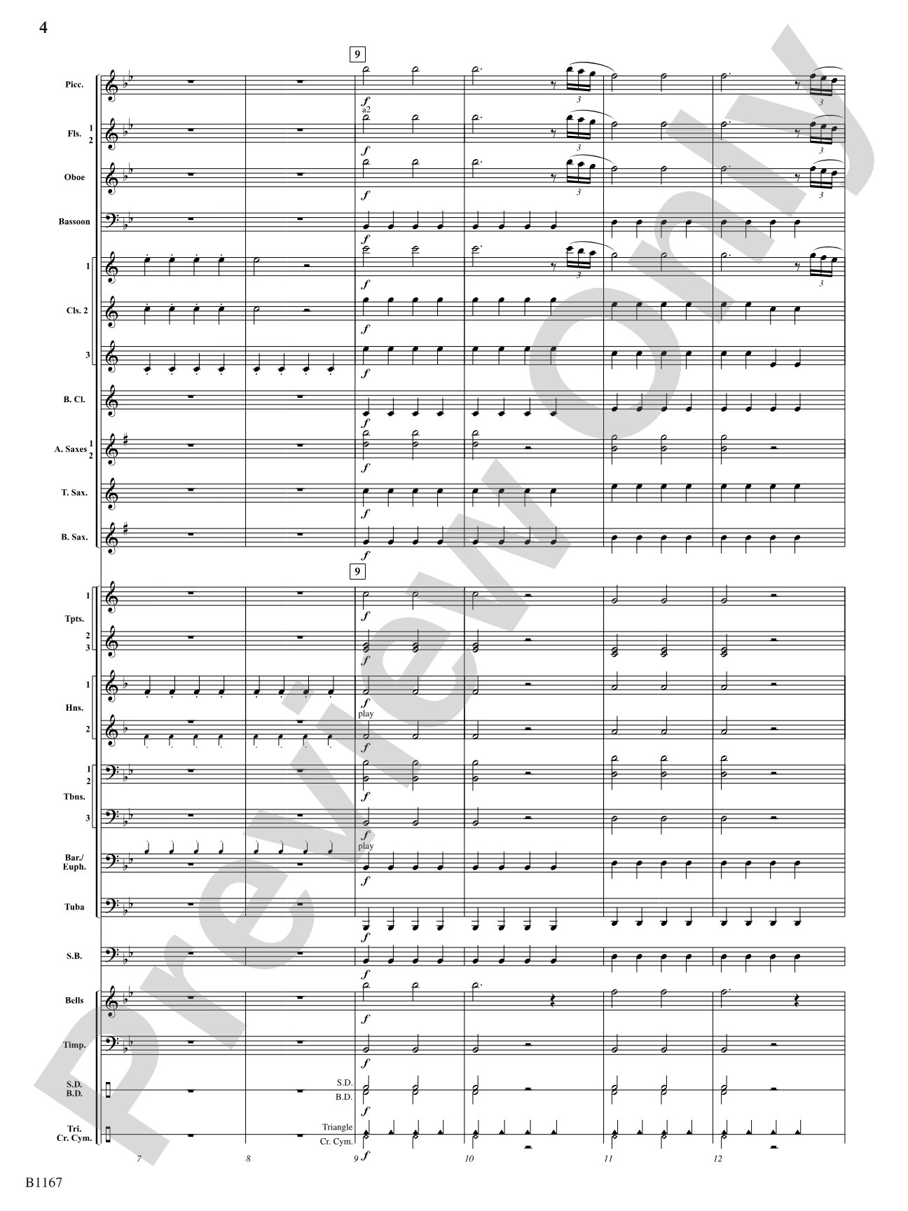 The Abduction from the Seraglio K. 384 (Overture): Concert Band Conductor Score & Parts