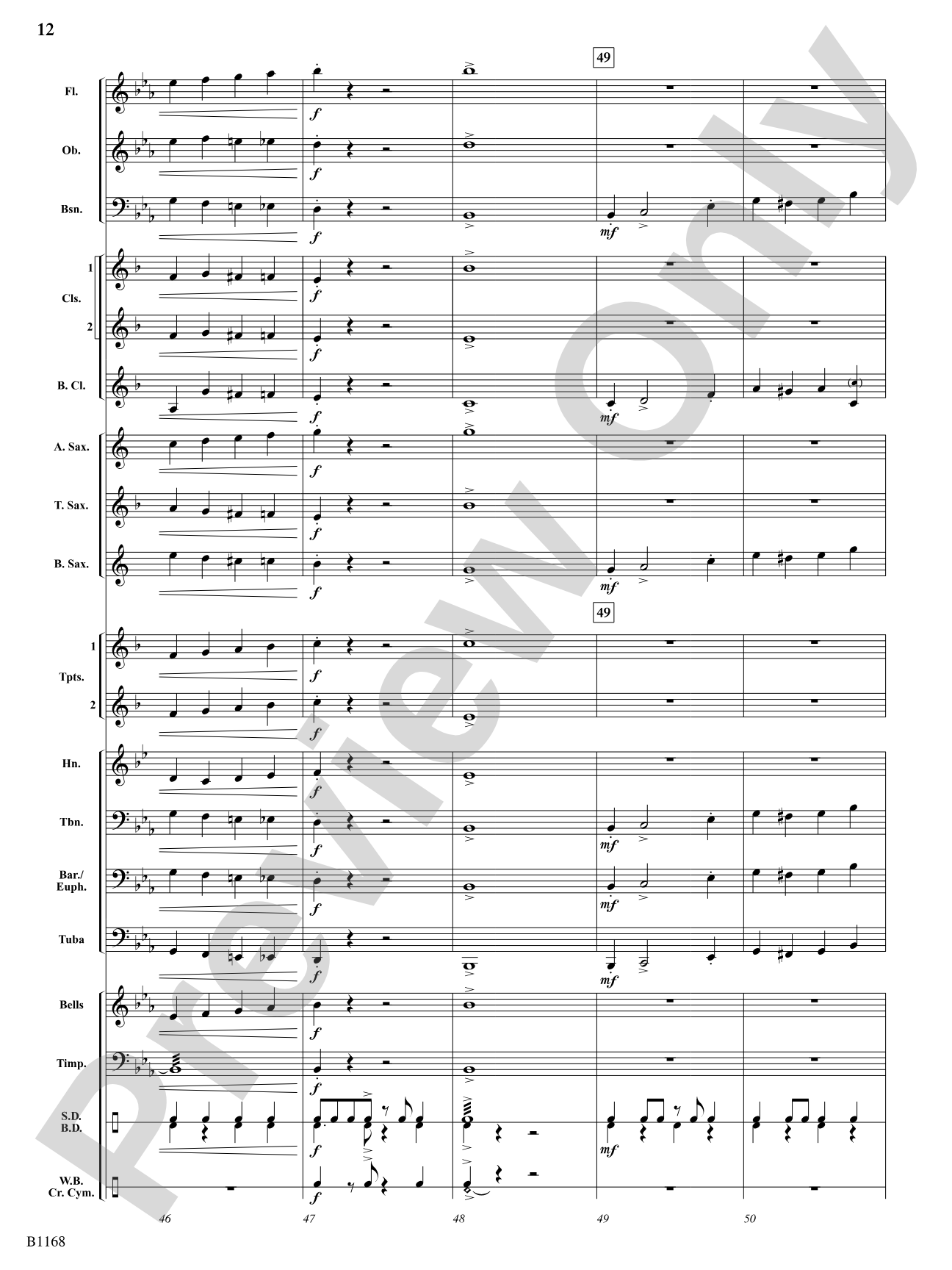 Bill Bailey's Brass: Concert Band Conductor Score & Parts