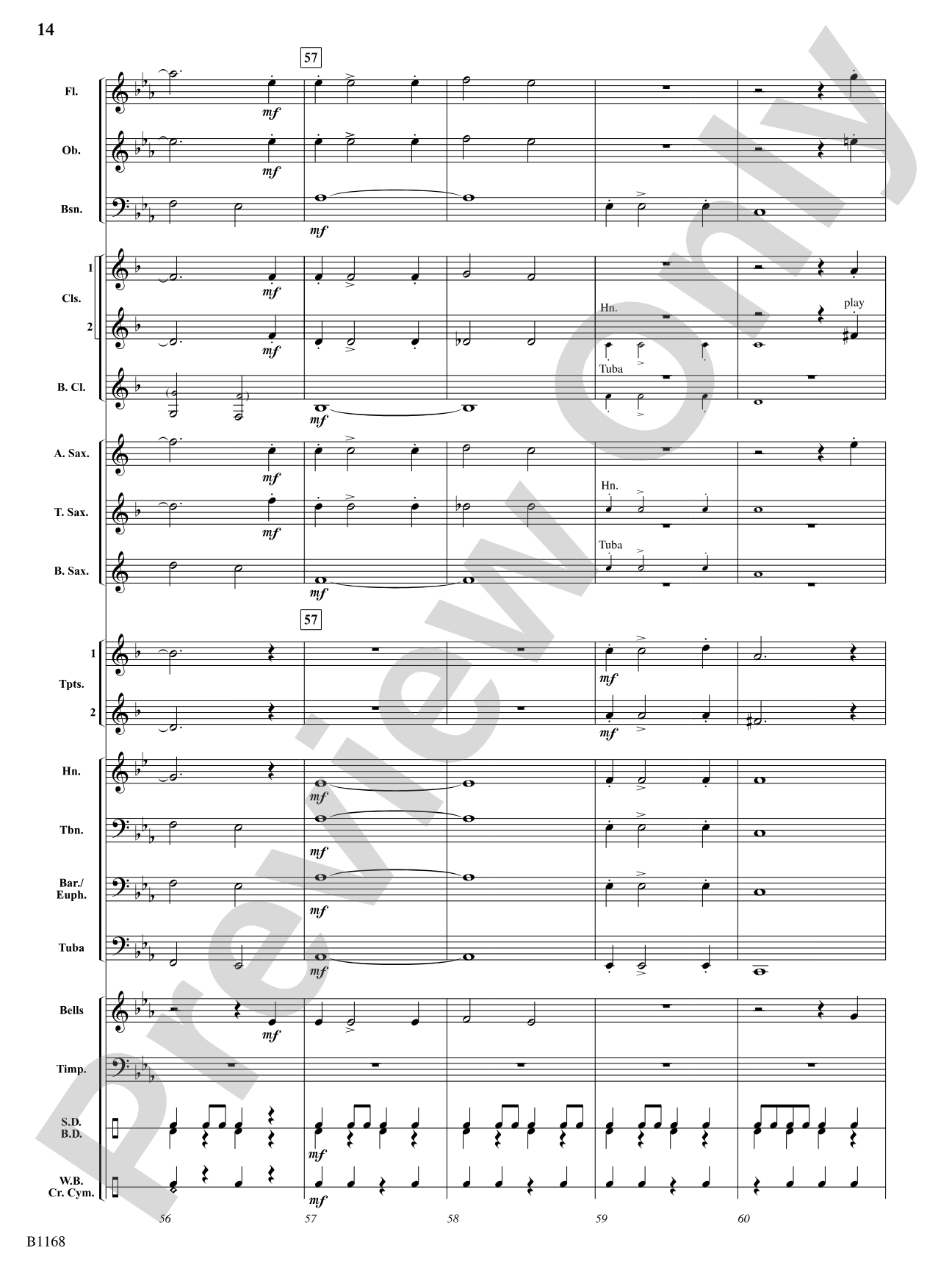 Bill Bailey's Brass: Concert Band Conductor Score & Parts