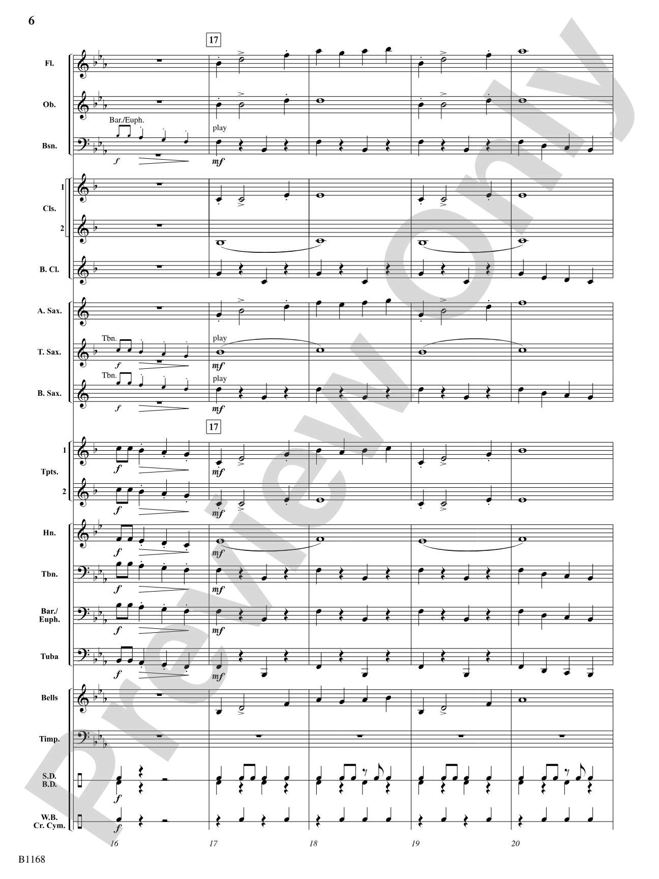 Bill Bailey's Brass: Concert Band Conductor Score & Parts