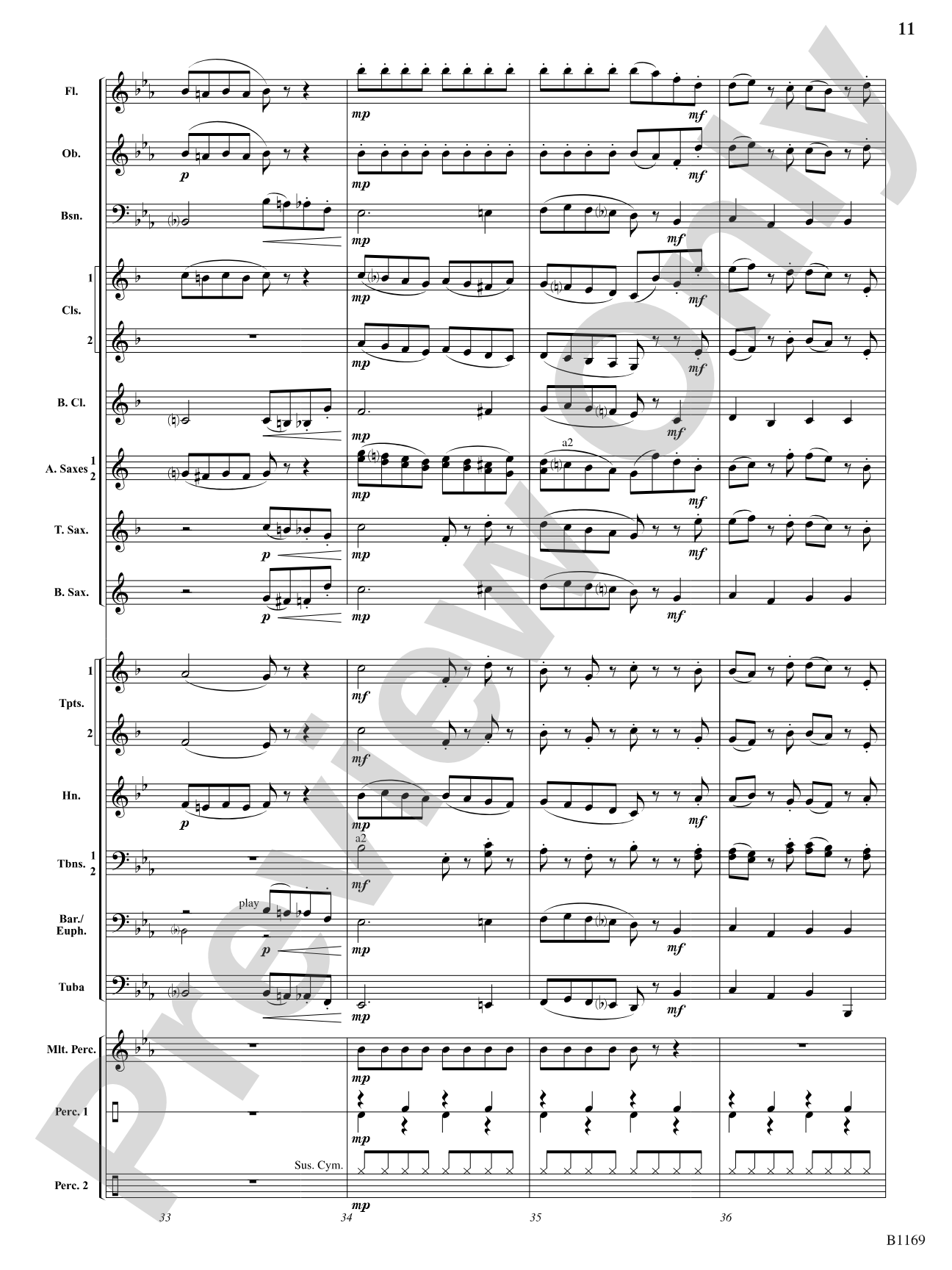 Eine Kleine "Pop" Musik: Concert Band Conductor Score & Parts